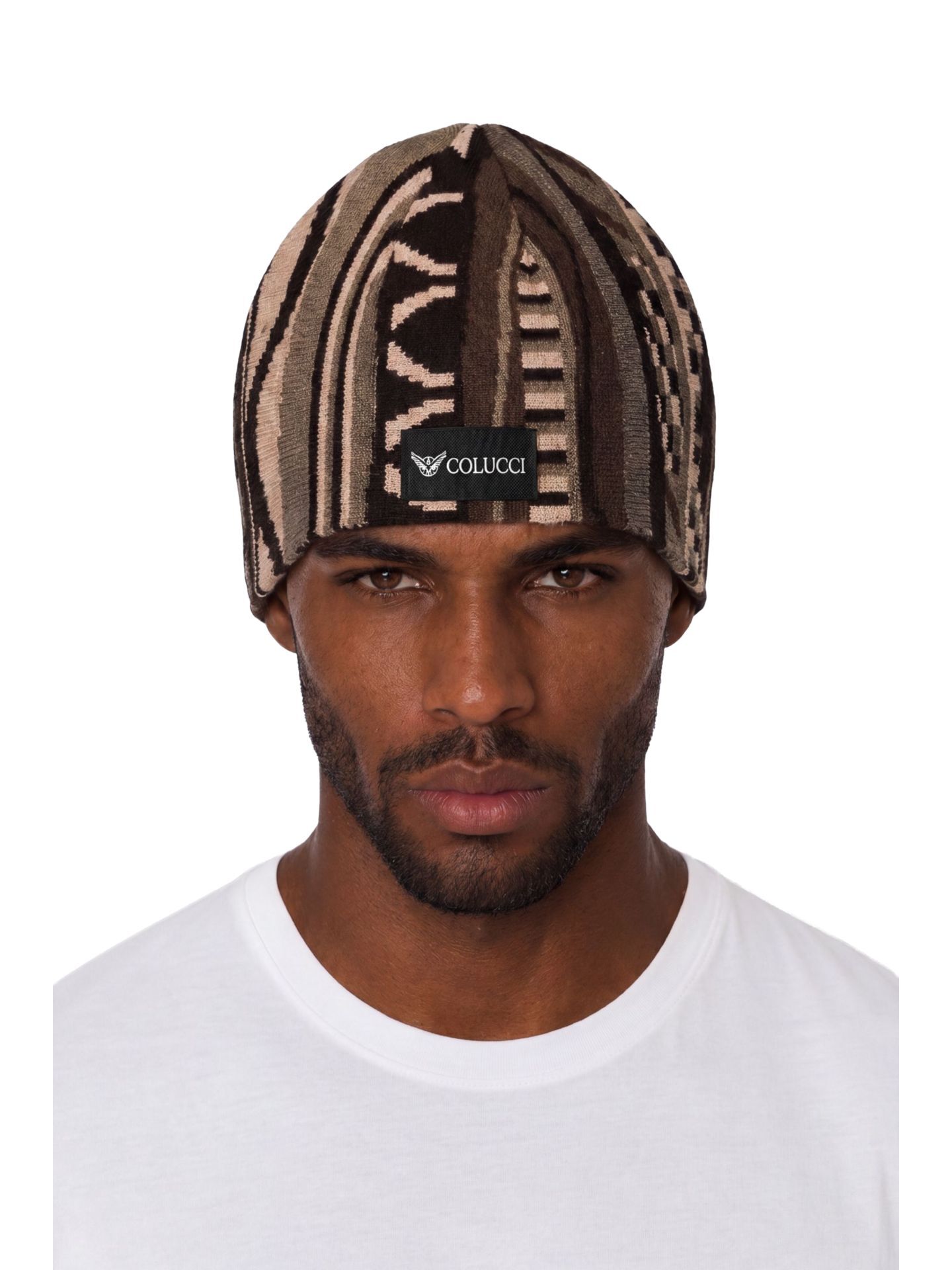  Flat Knit Skull Beanie 