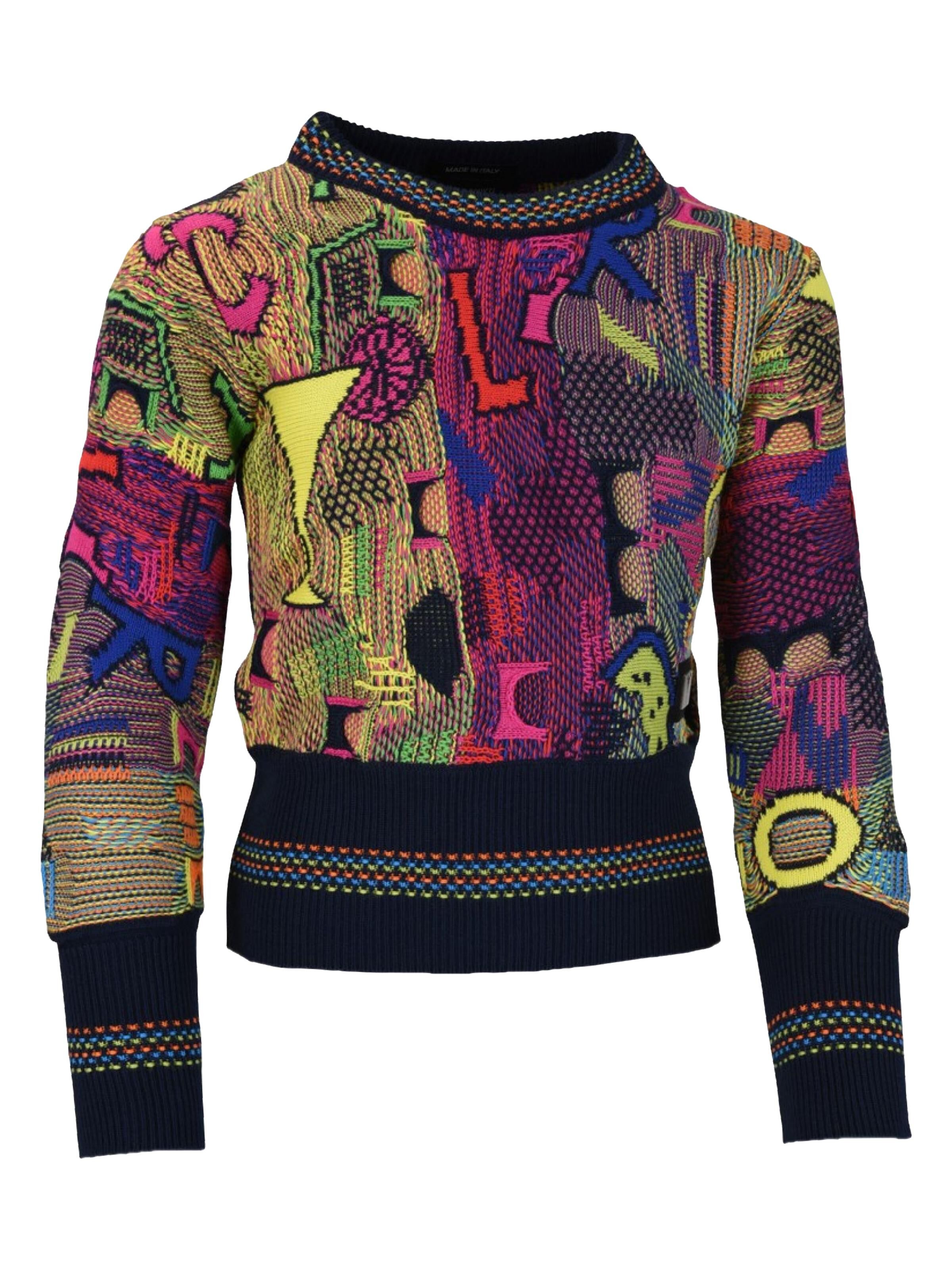 Allover Mädchen Pullover mit Muster