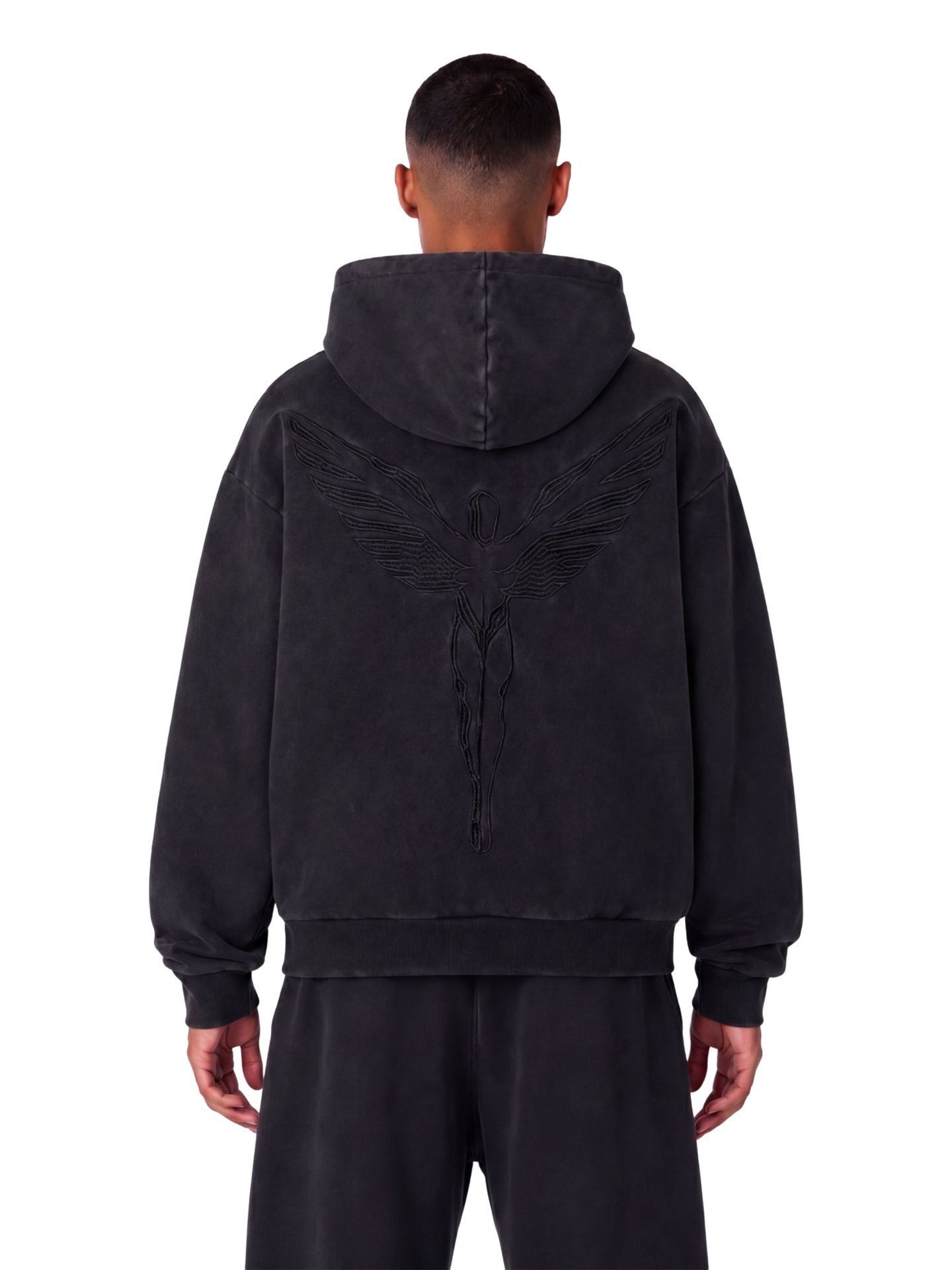  Sweatjacke im Used Look