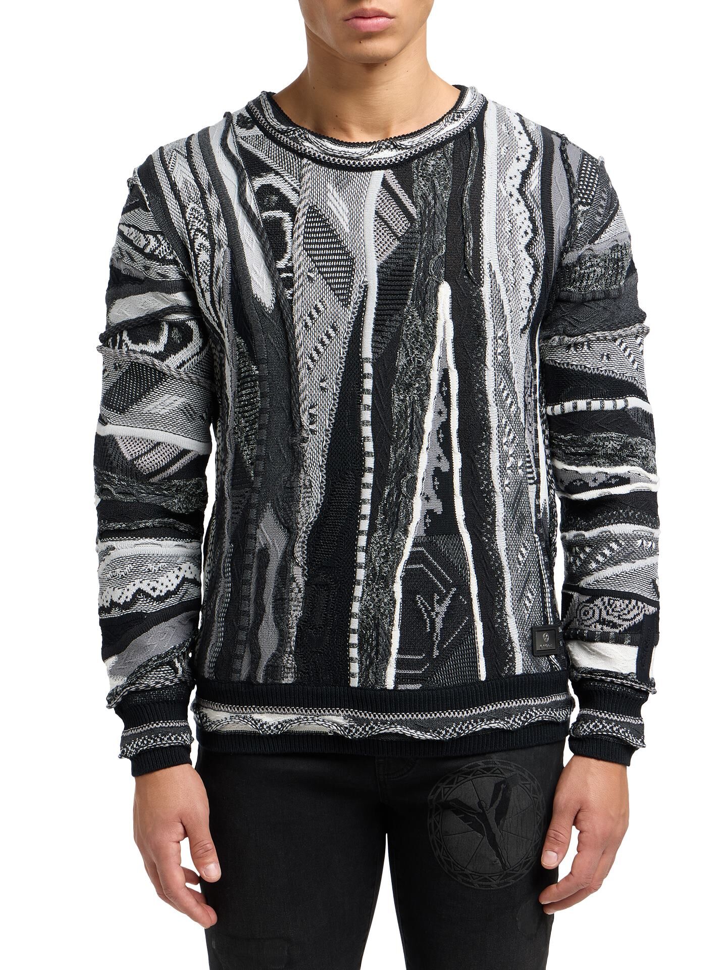 Rundhals Strickpullover