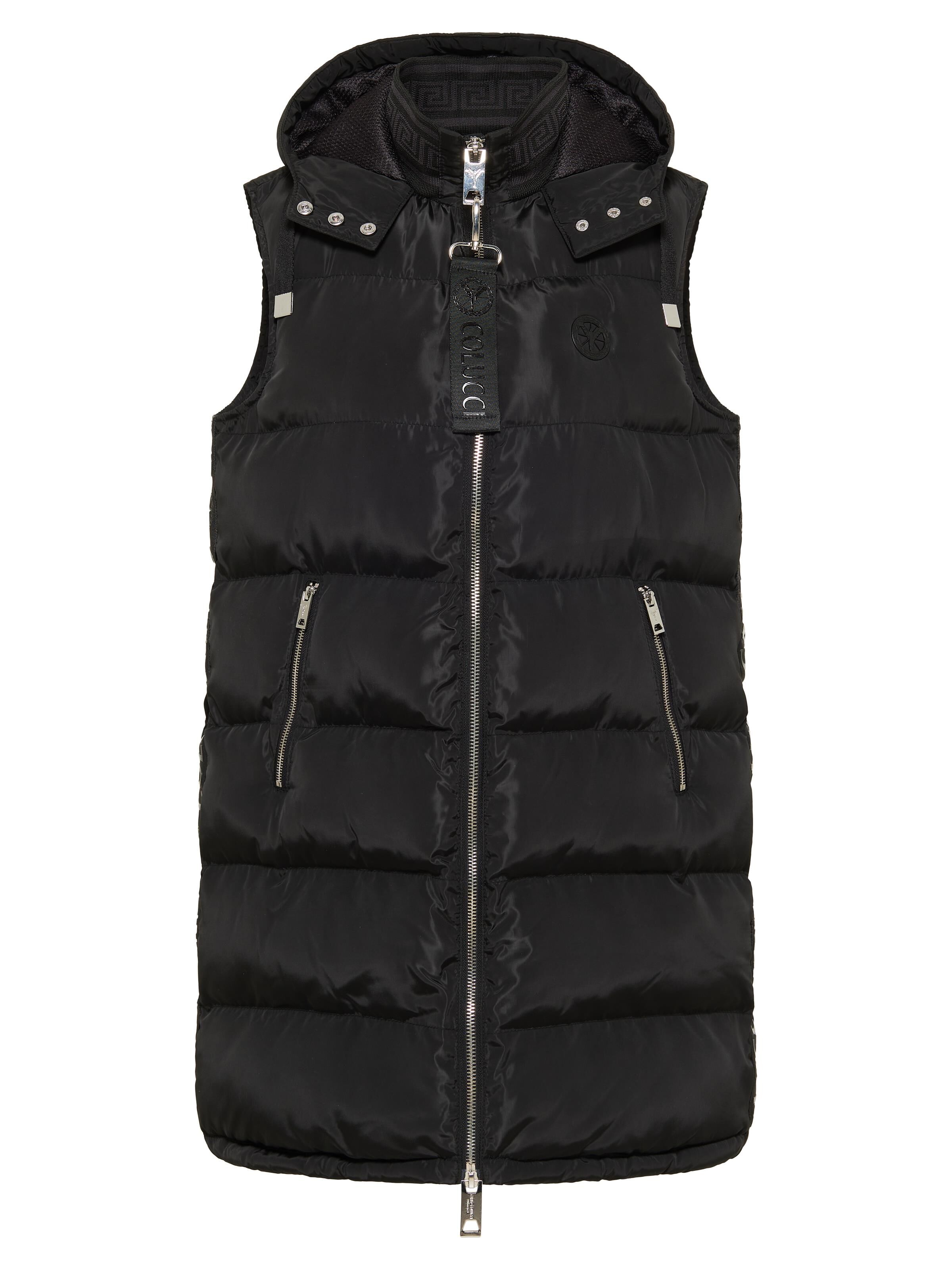 Padded long vest