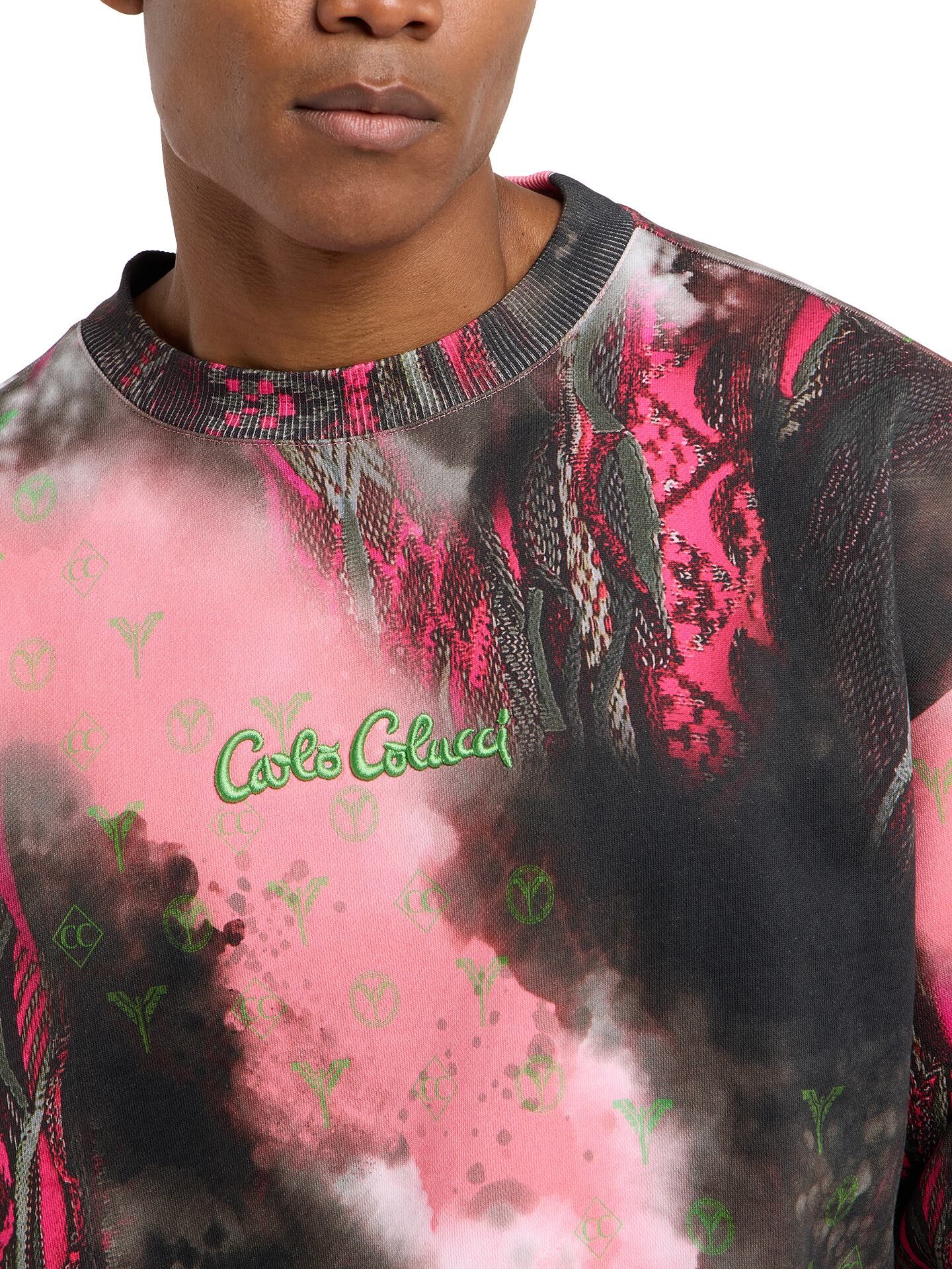 Oversize Sweatshirt - Sprayed knit