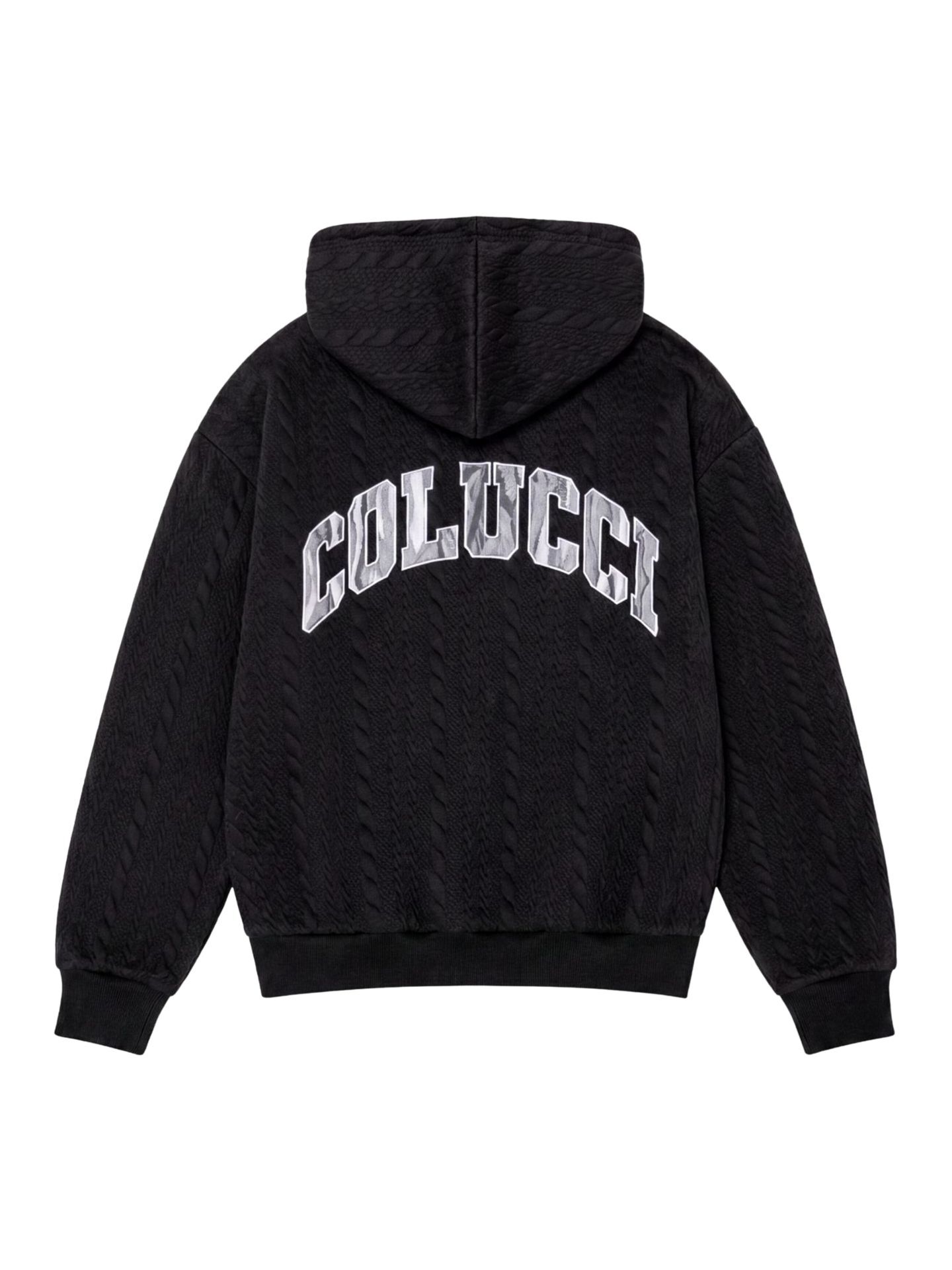  Sweatjacke mit bunter Kapuze