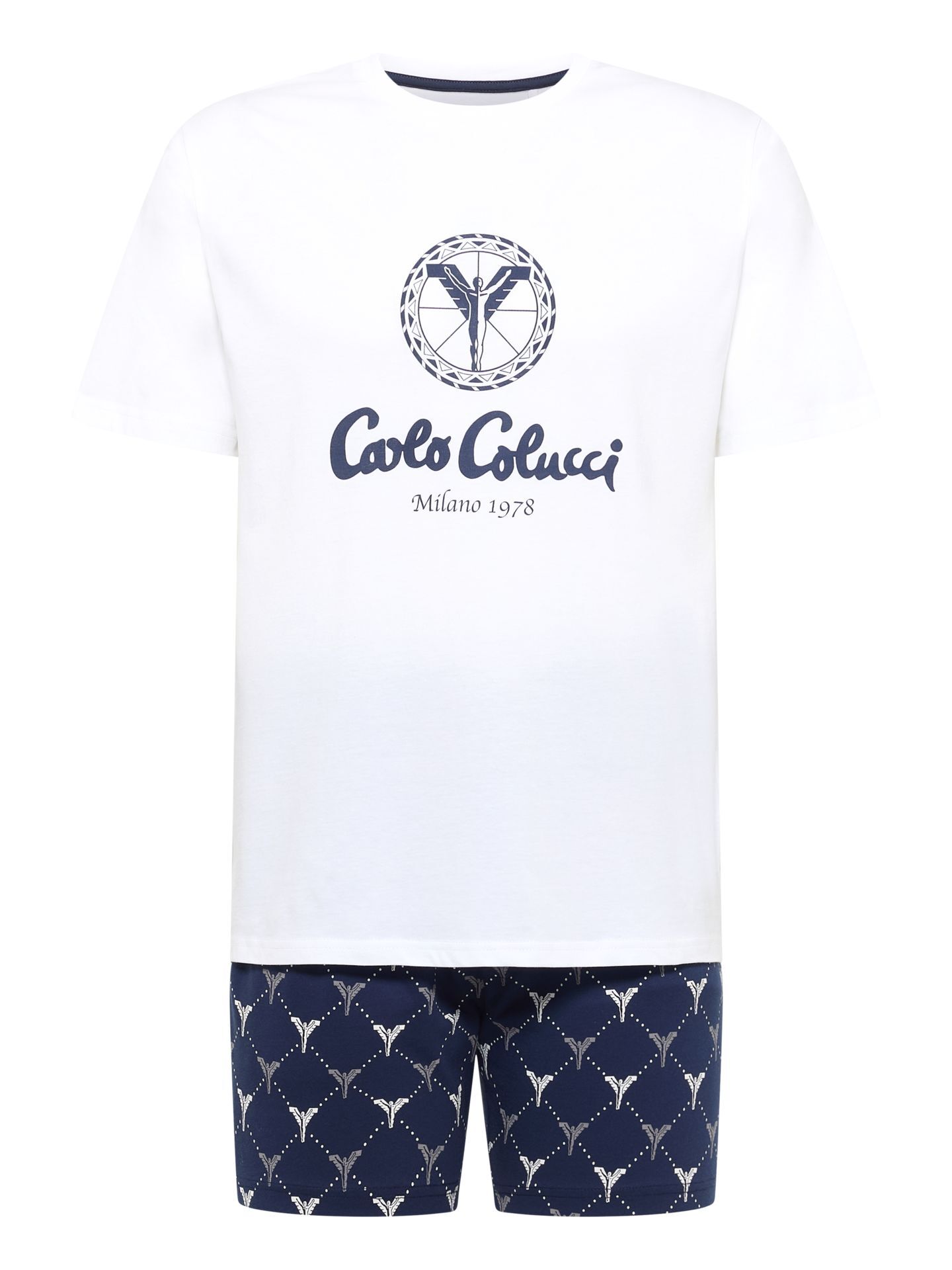  Herren Shorty Pyjama Set