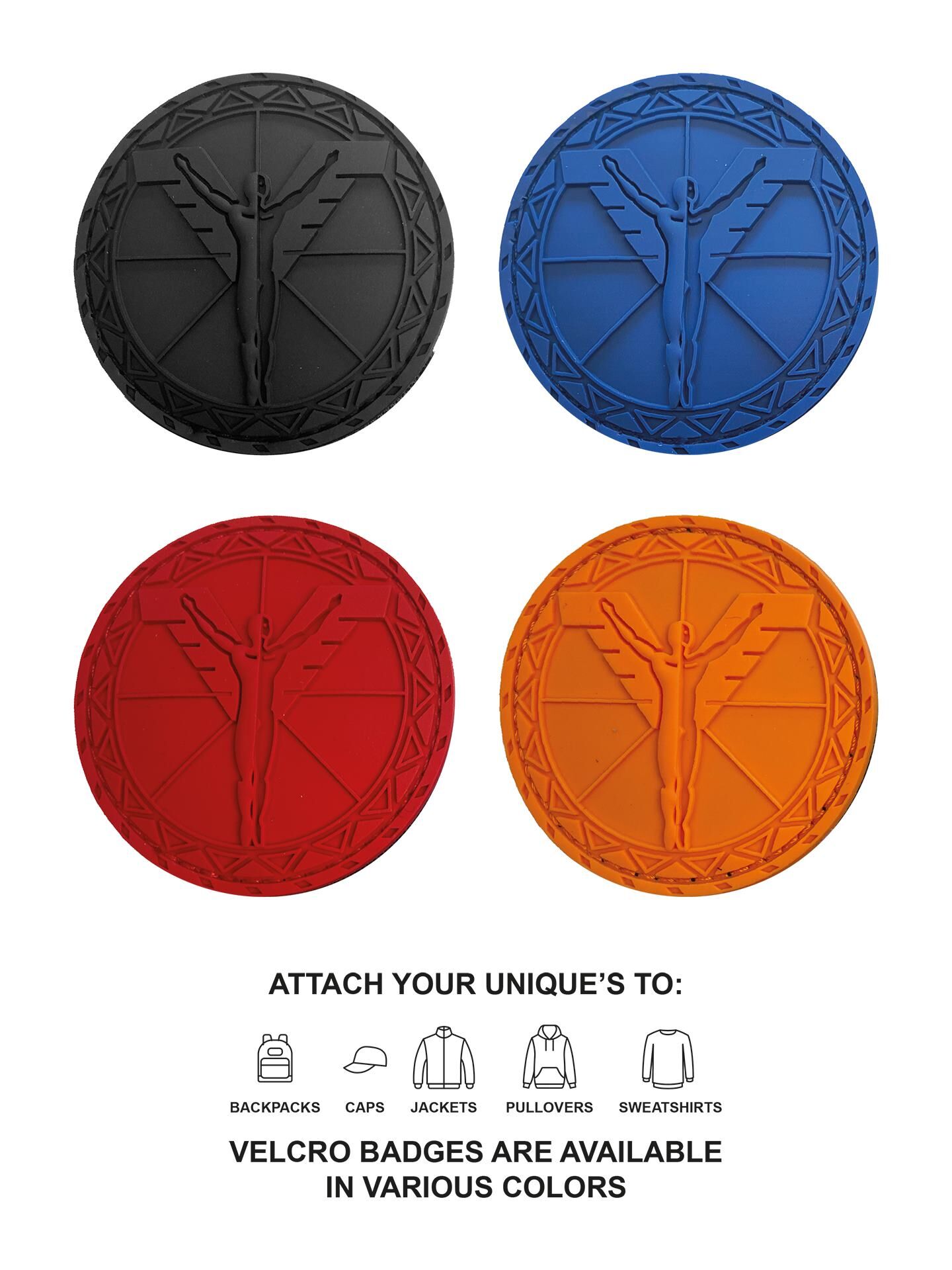 Sweat jacket with Unique Badge