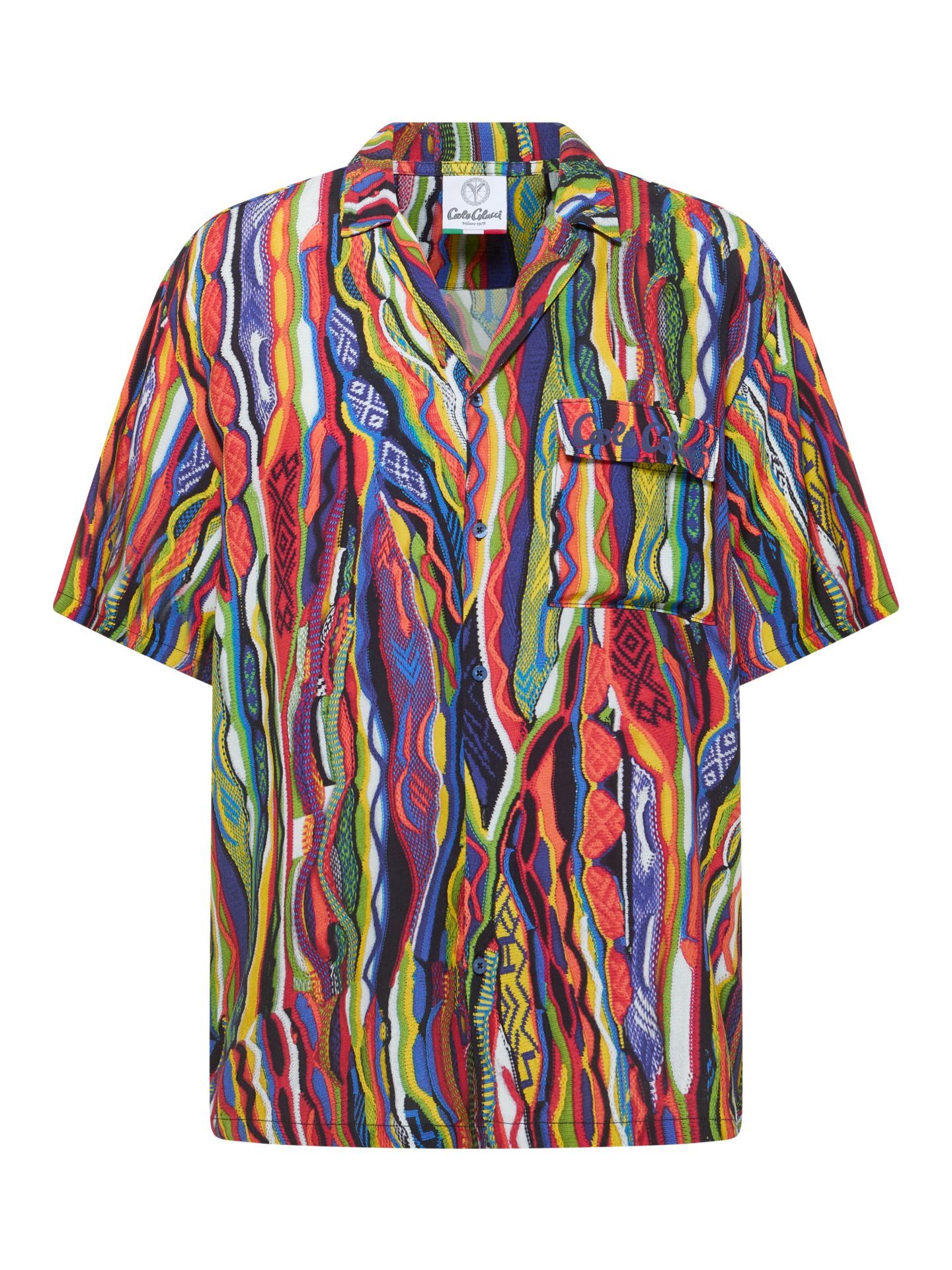  CARLO COLUCCI Shirt - Signature Knit Print