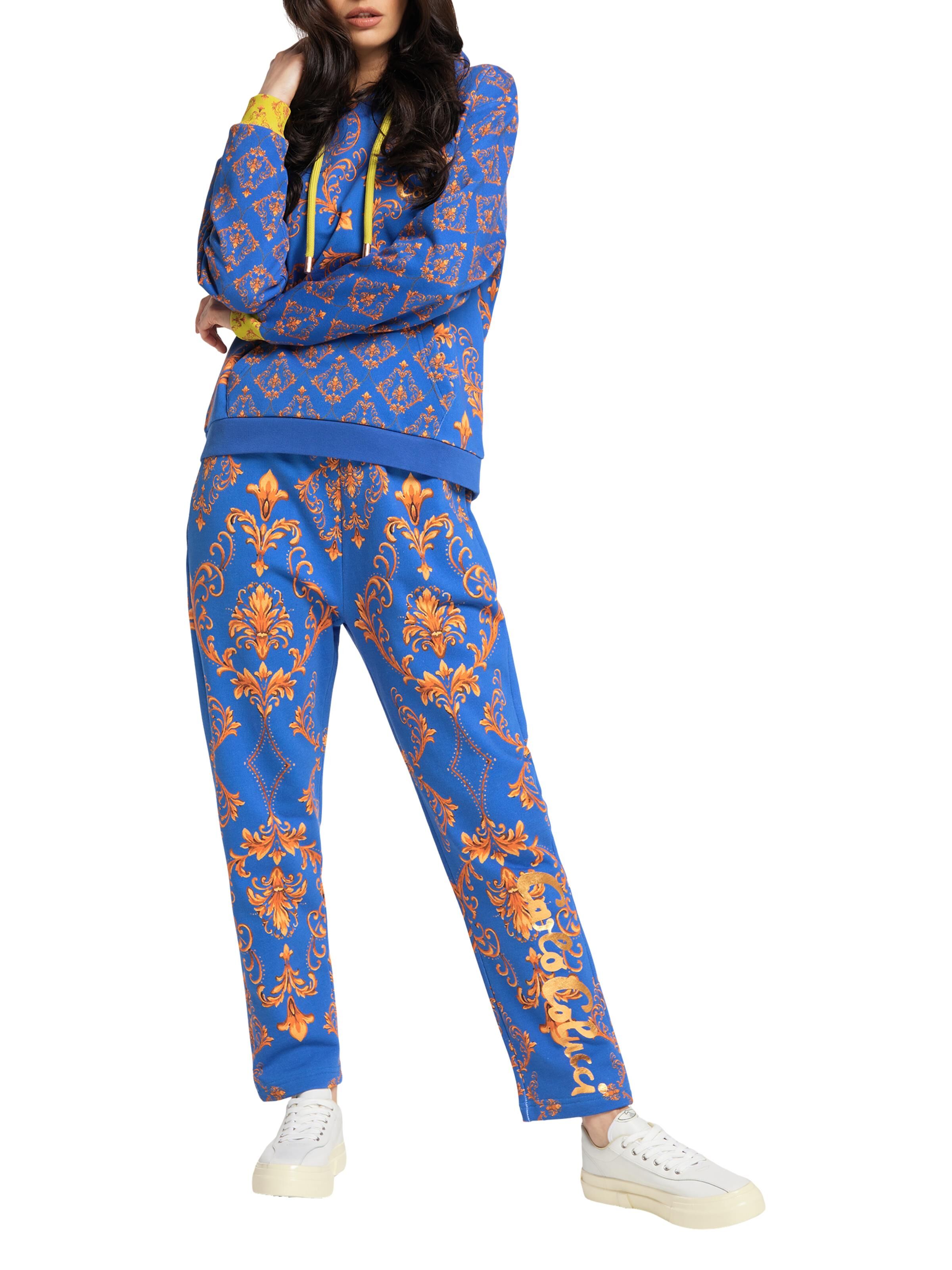 Damen Hoodie mit Barock-Muster