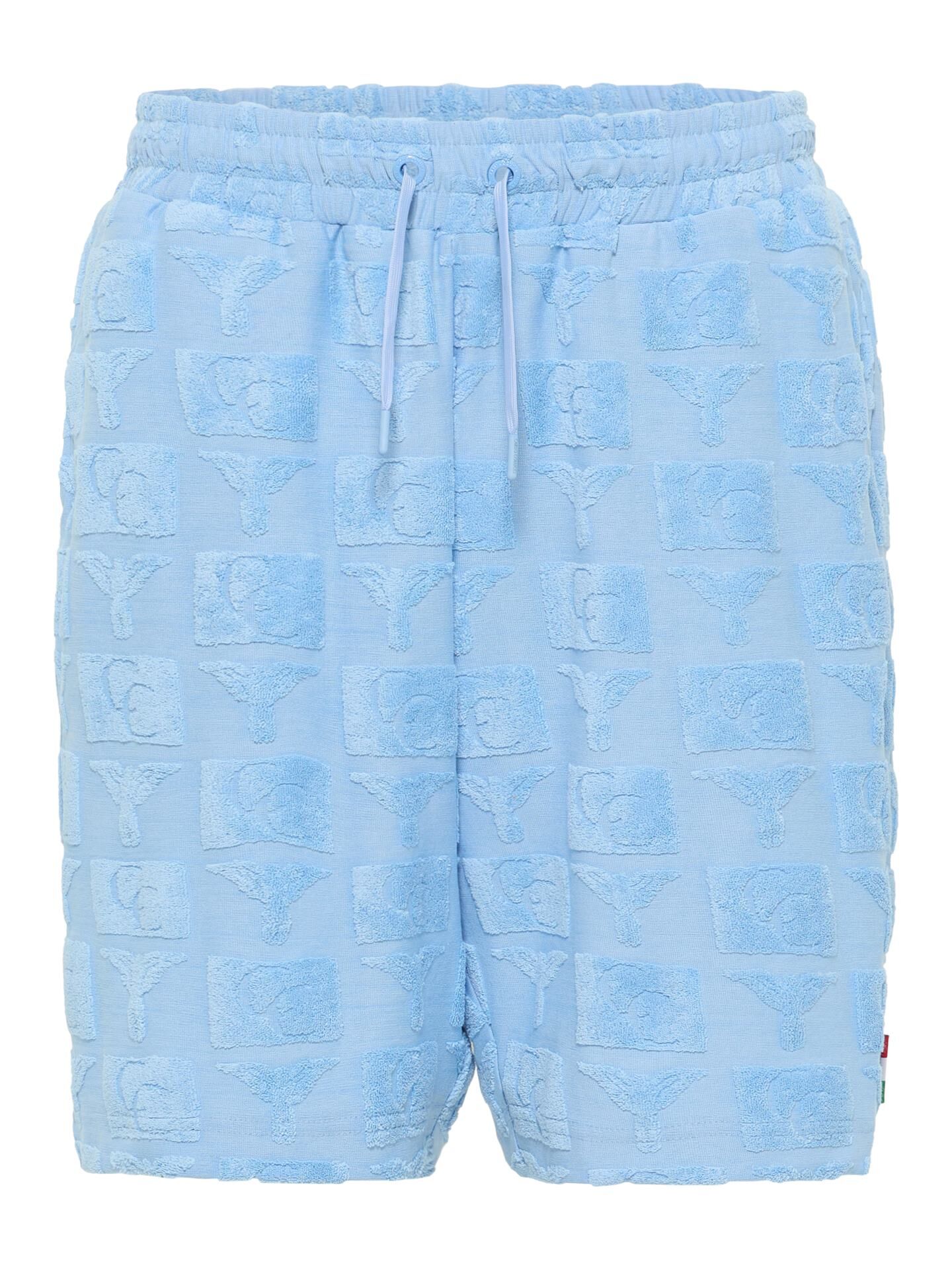 Oversize Short mit Frotteeinsätzen