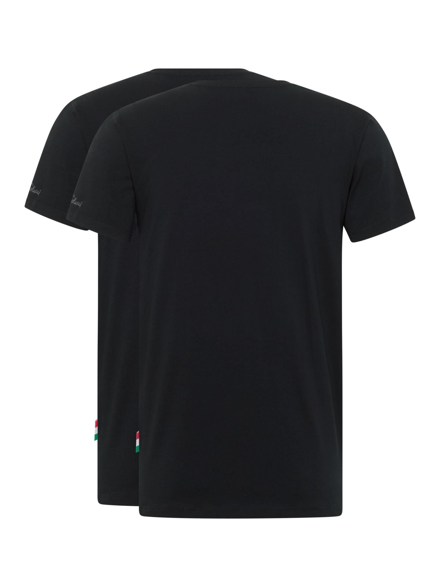 Rundhals T-Shirt, 2er Pack