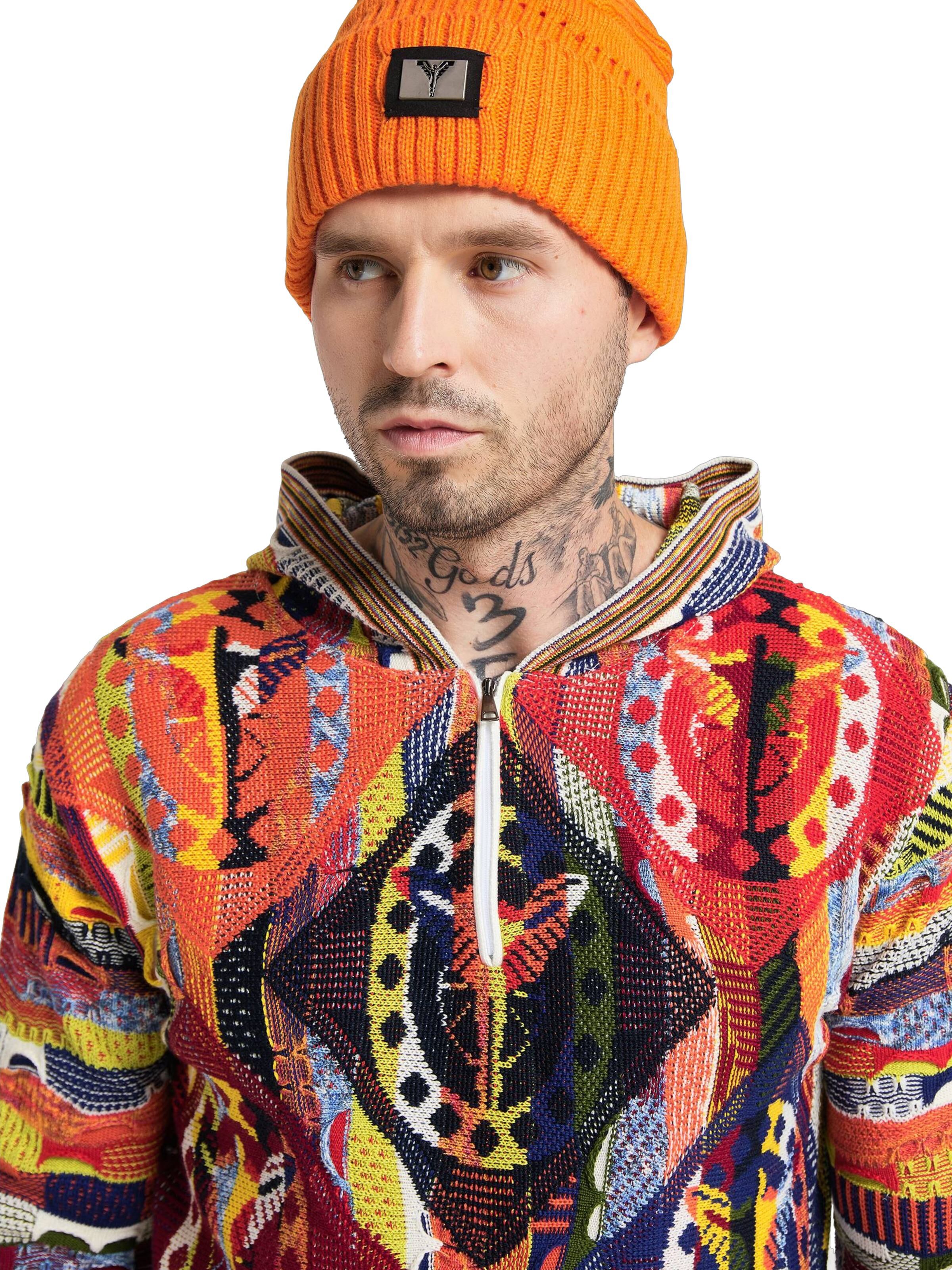  Unifarbene Strickmütze