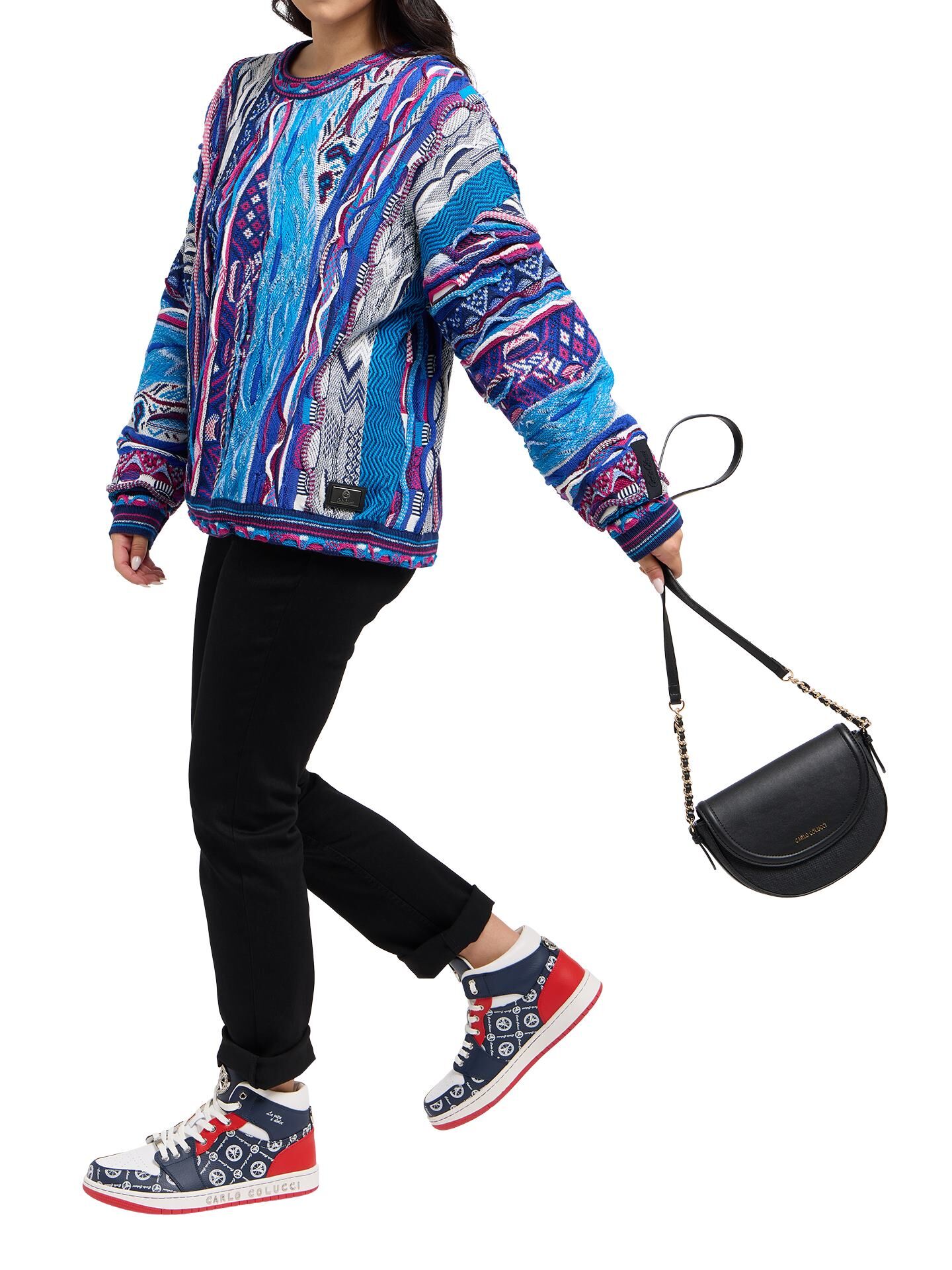 Handtasche in Bastoptik