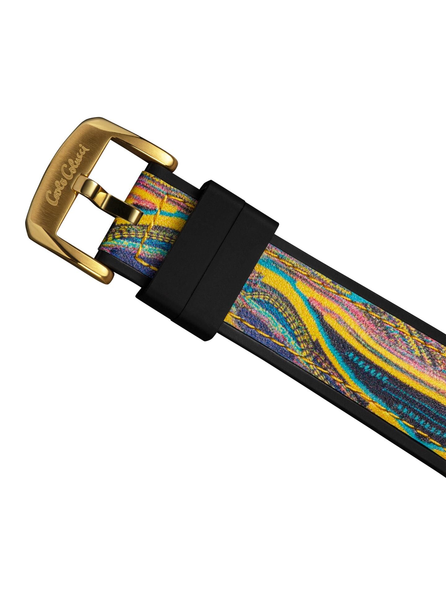 Runde Edelstahluhr mit Silikonarmband