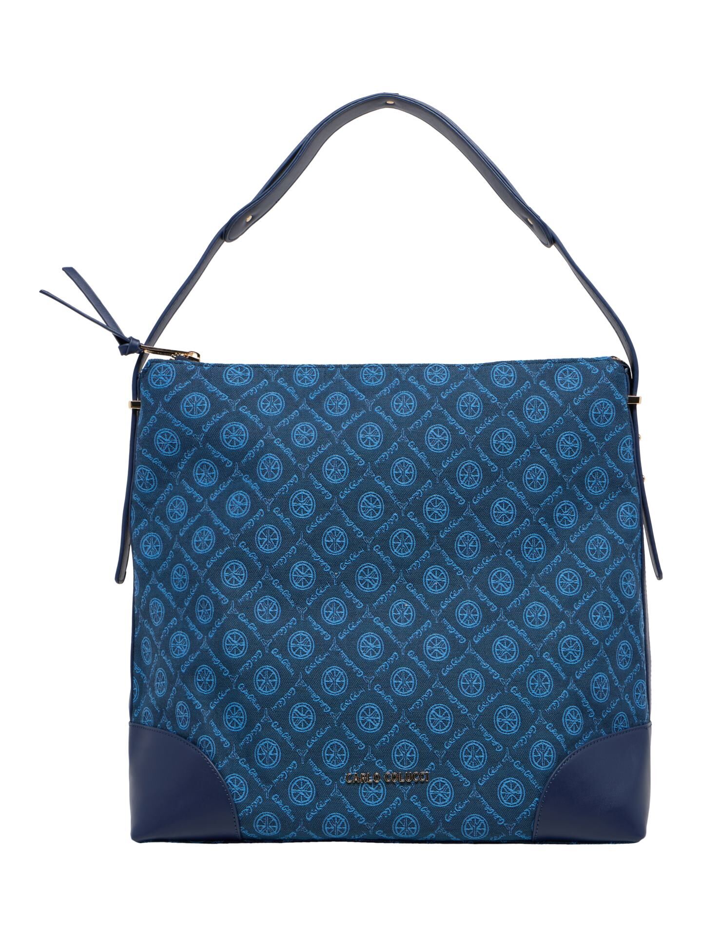 Hobo bag with logo print