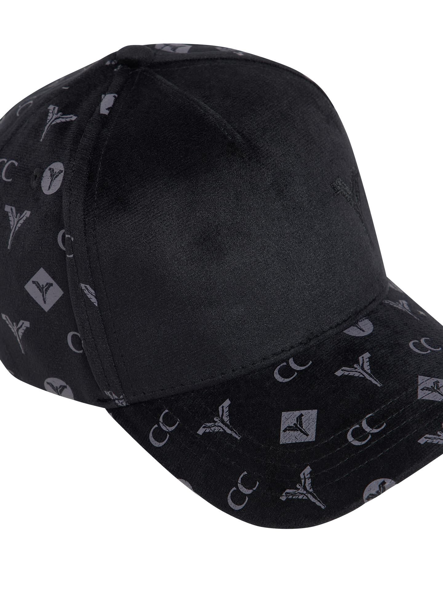 Unisex basecap with monogram print