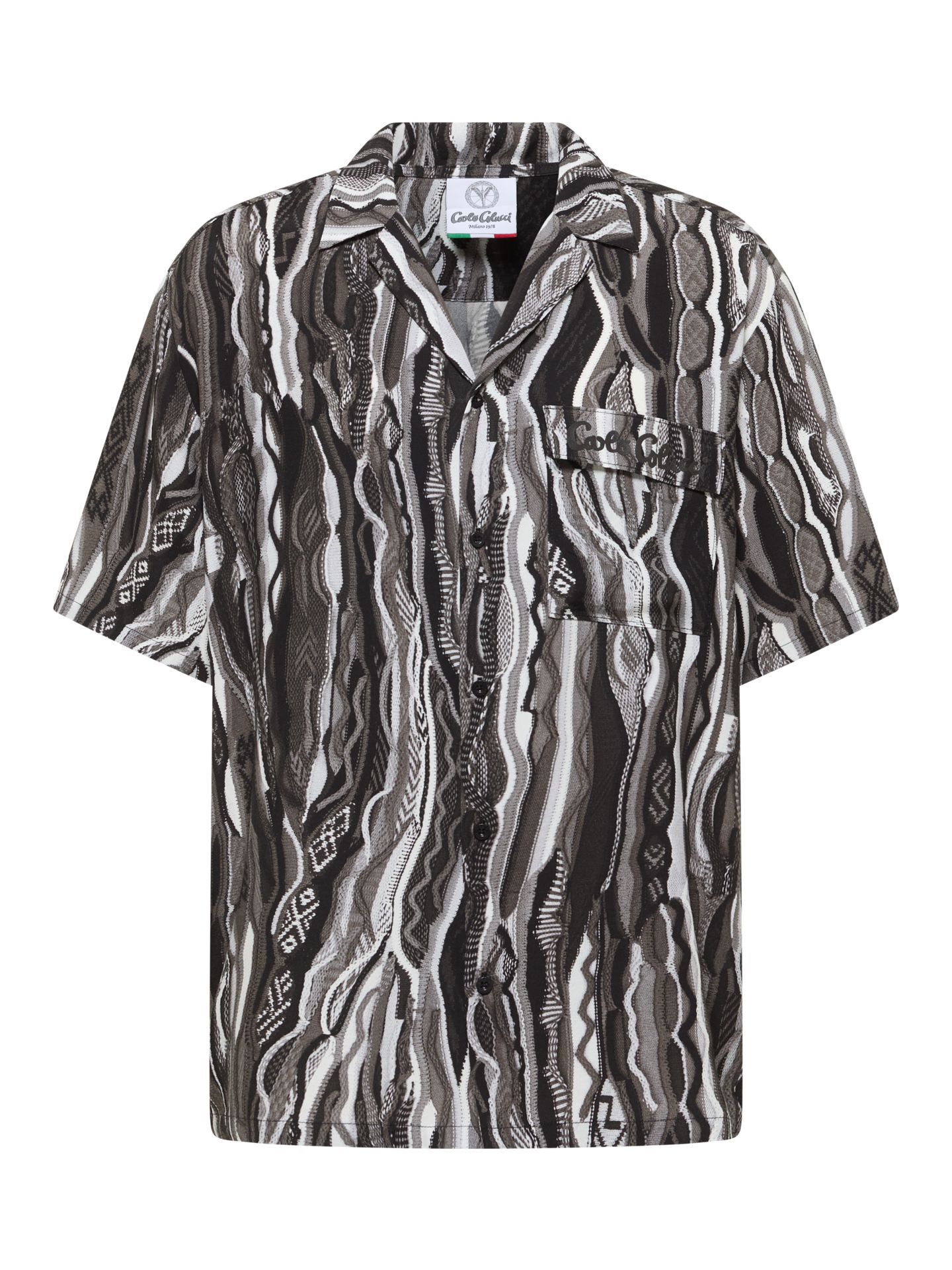  CARLO COLUCCI Shirt - Signature Knit Print
