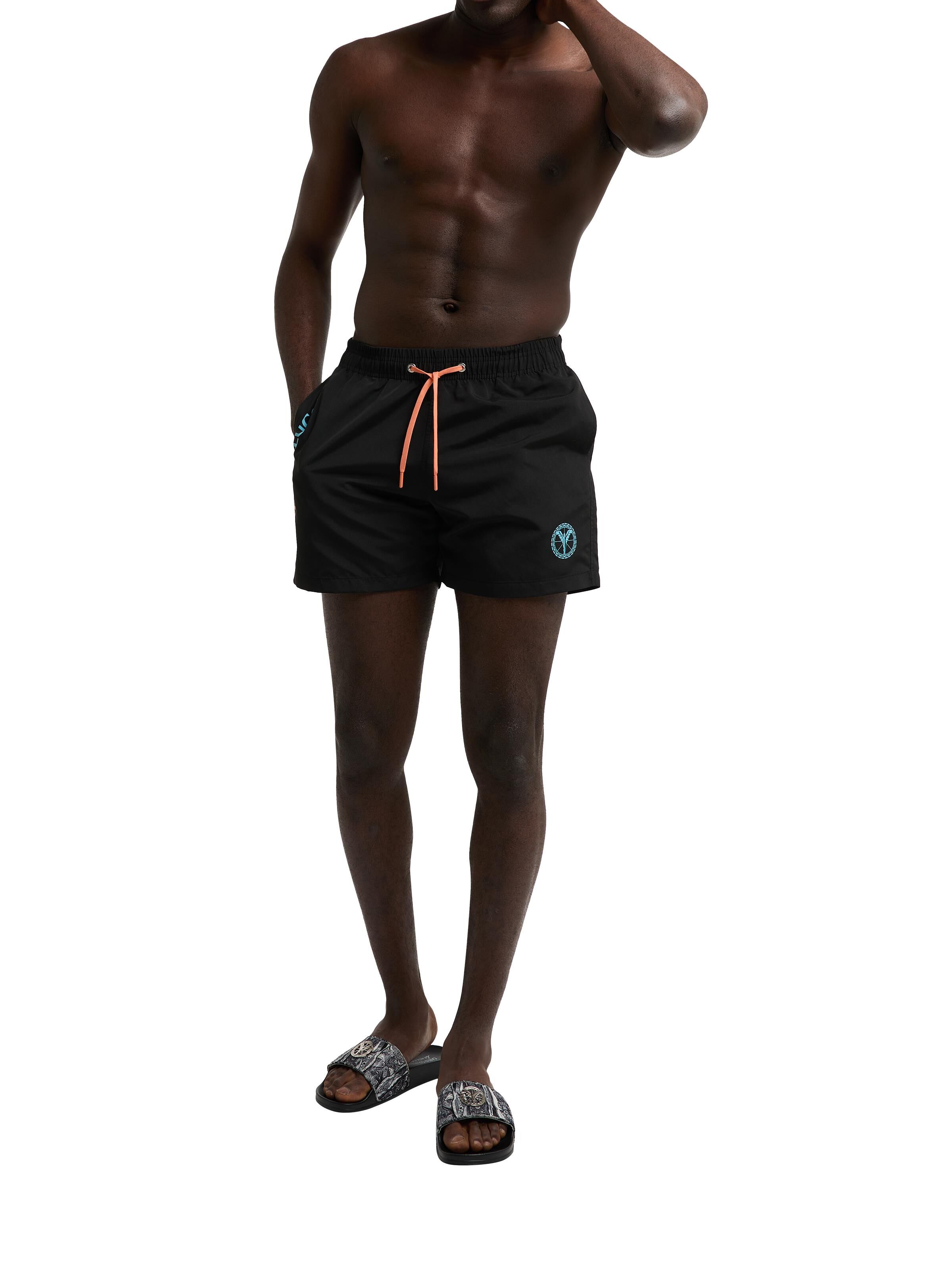 Plain colored swim short