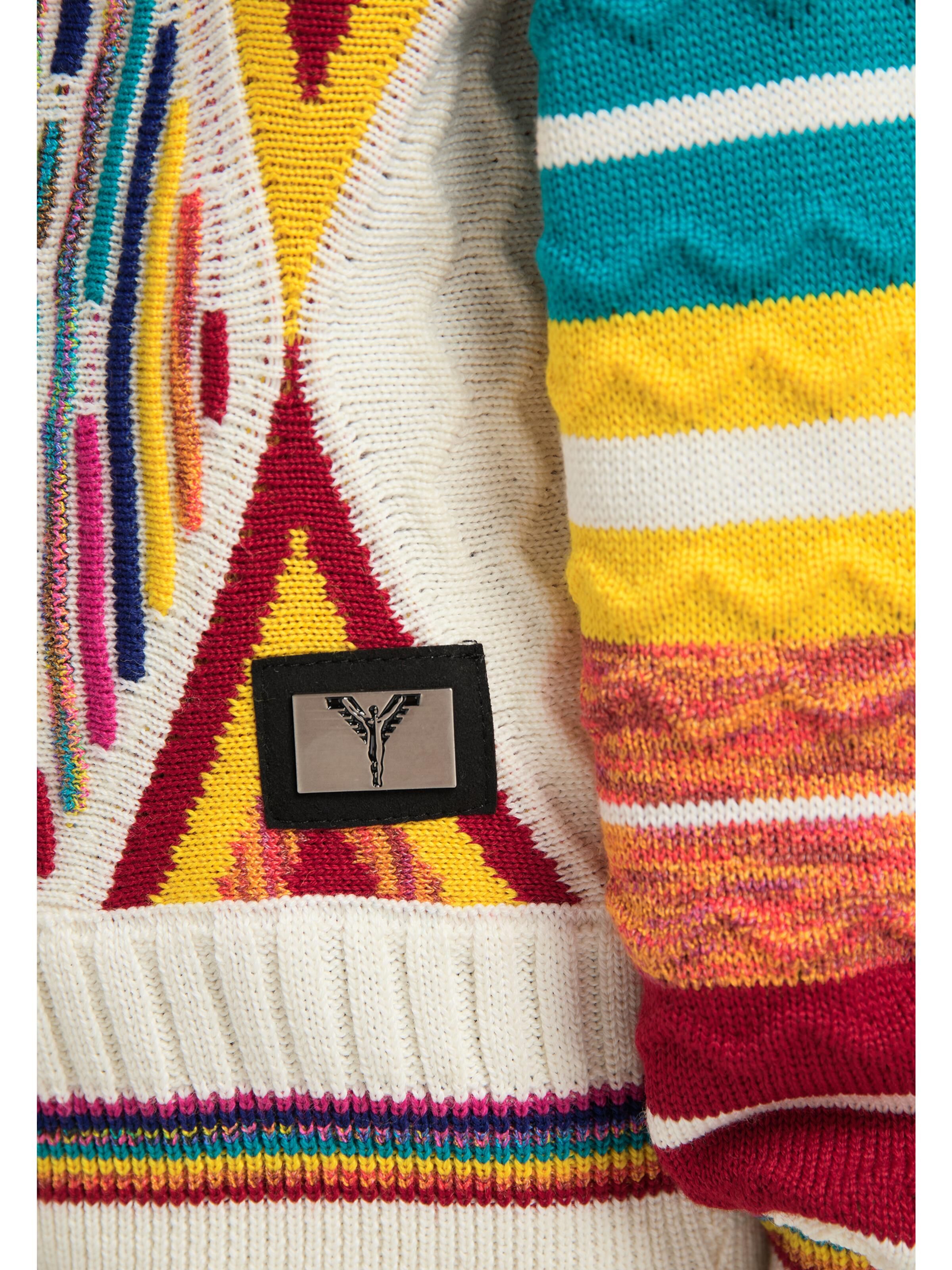 Kinder Jacquard Strickpullover