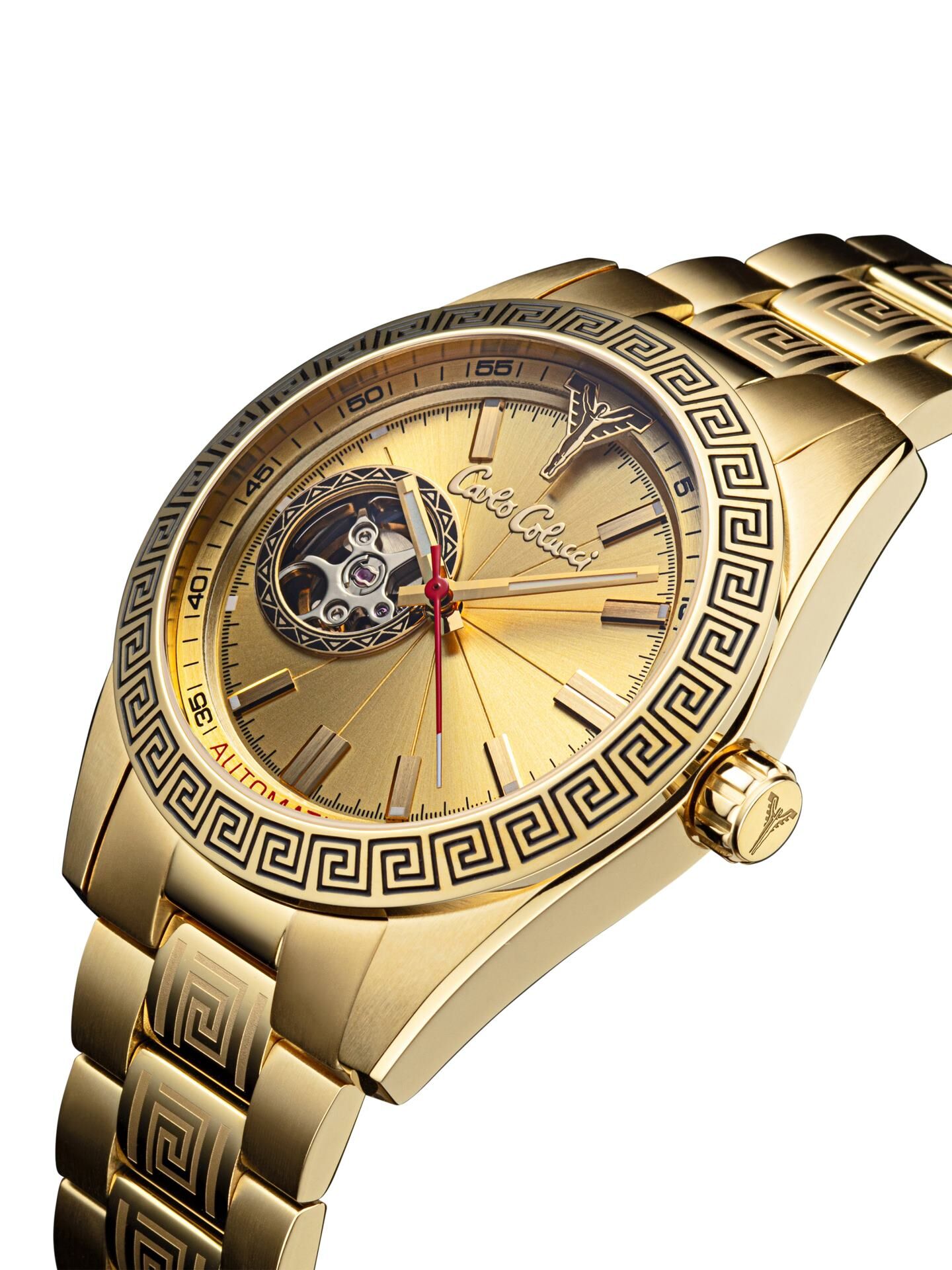  Round stainless steel watch