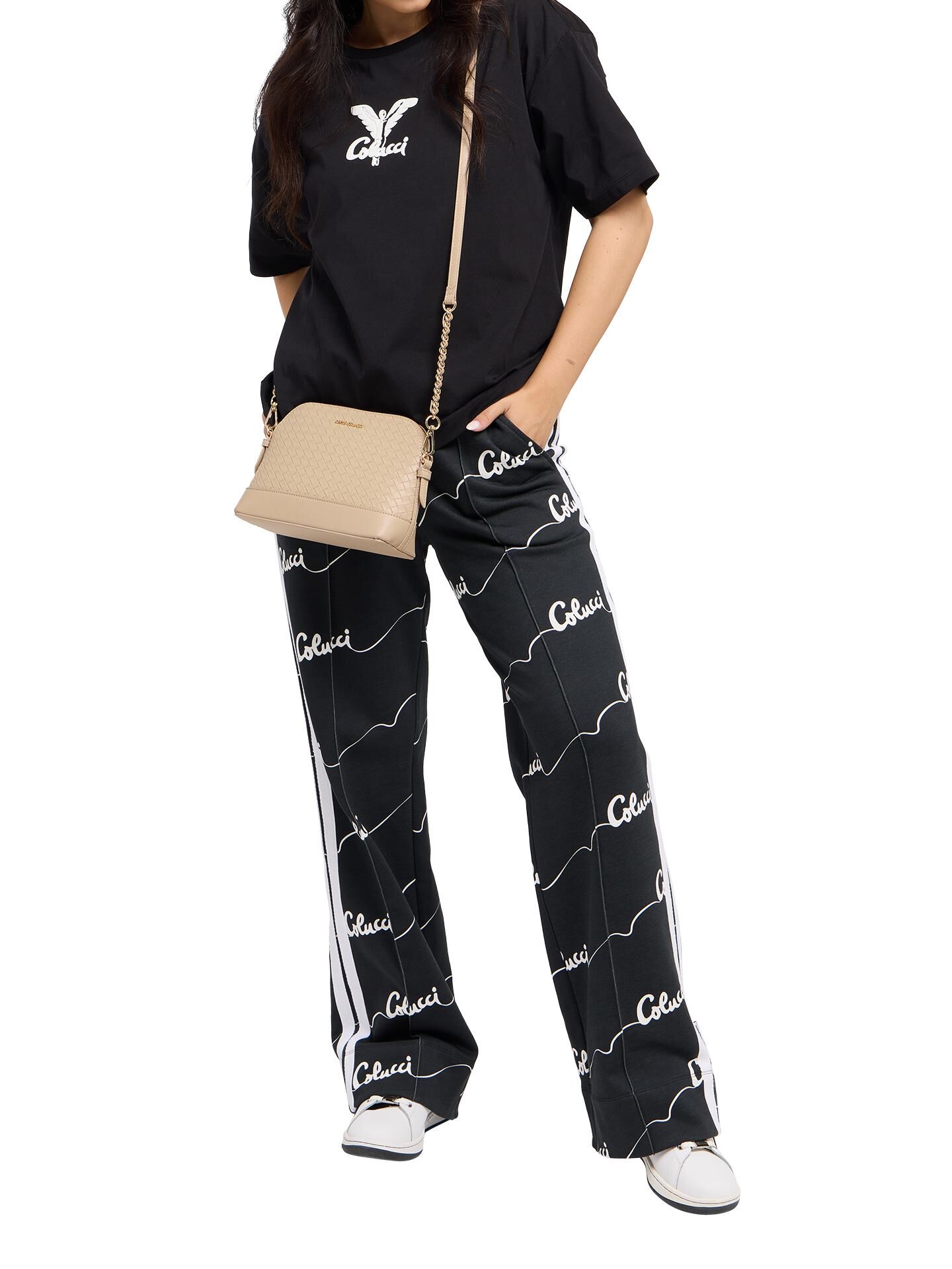  Umhängetasche in Flechtoptik