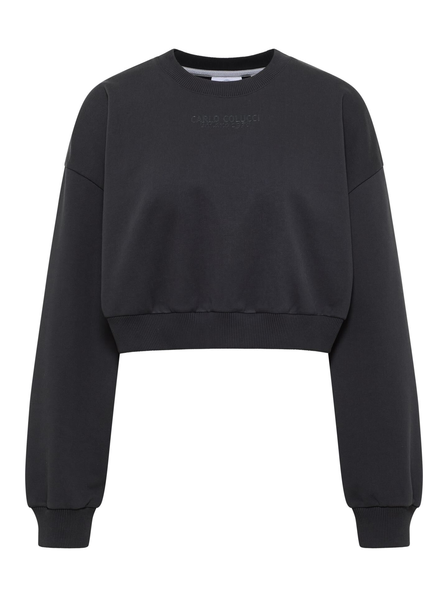 Oversize Crop Sweatshirt - La Famiglia