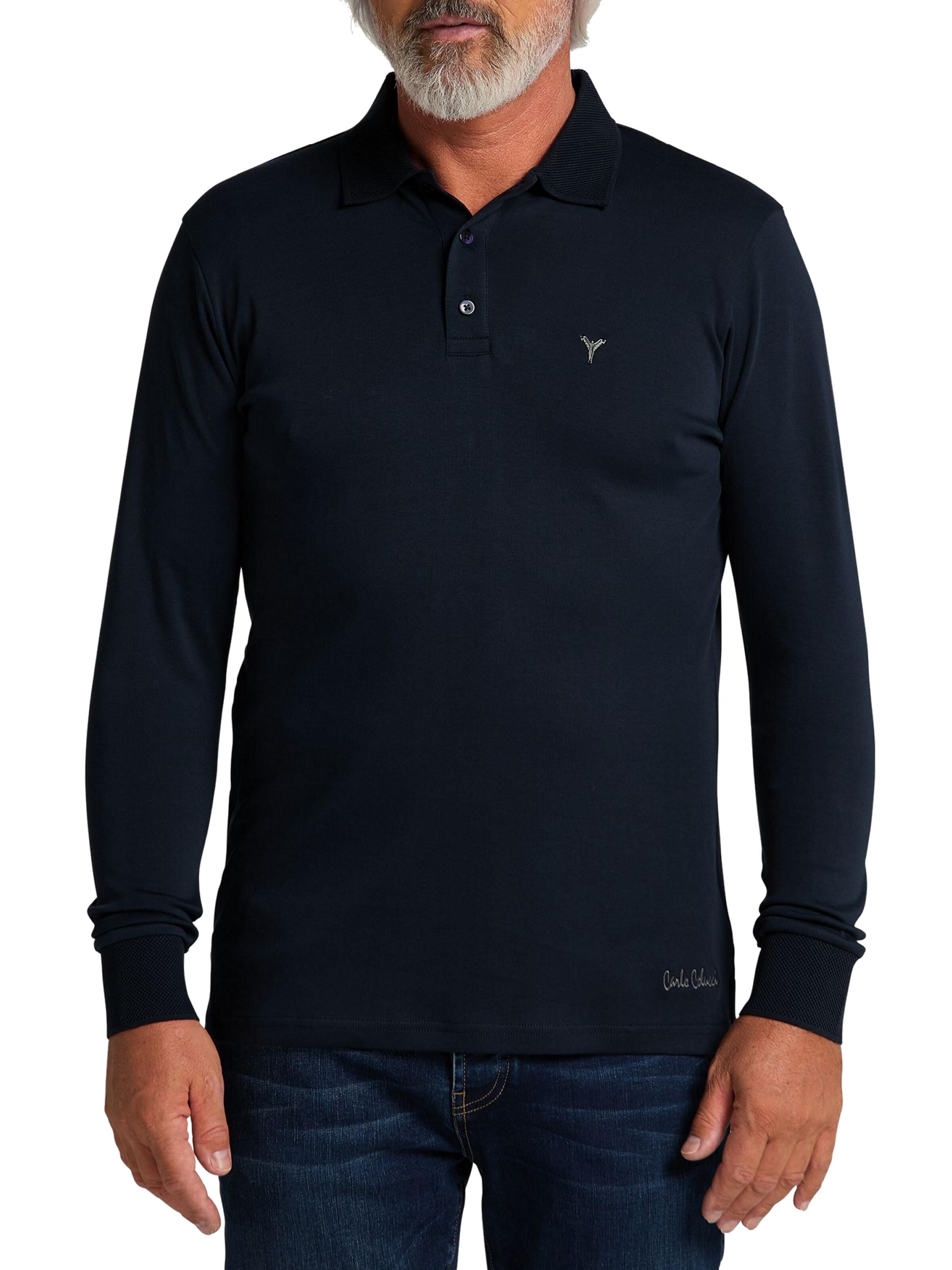 Langarm-Poloshirt