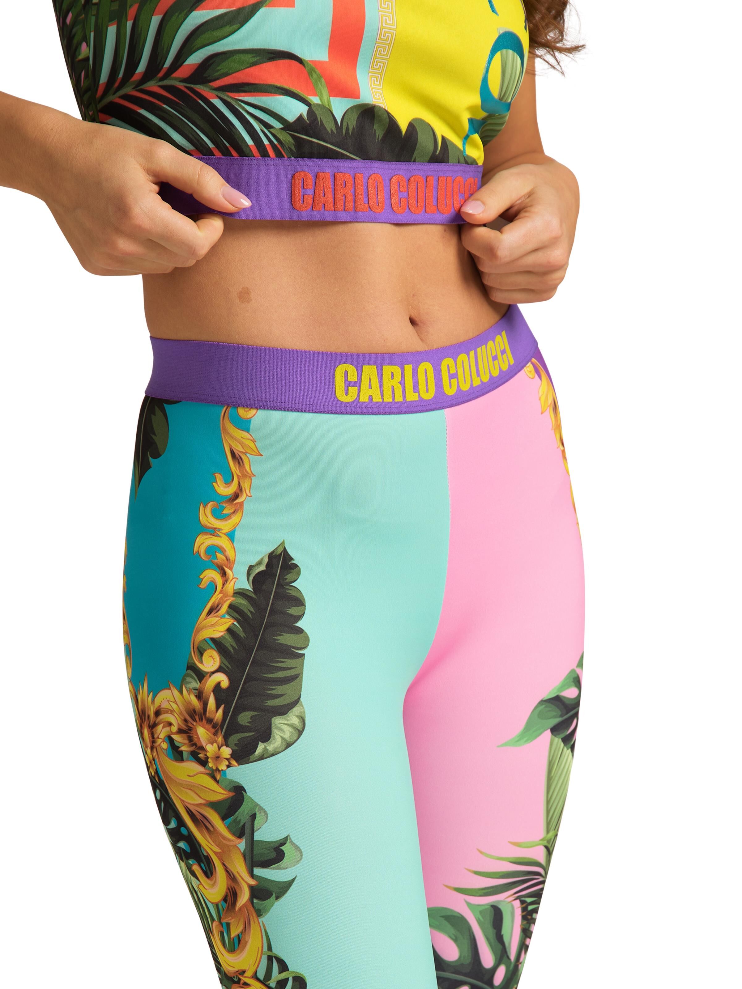 Colorful printed leggings