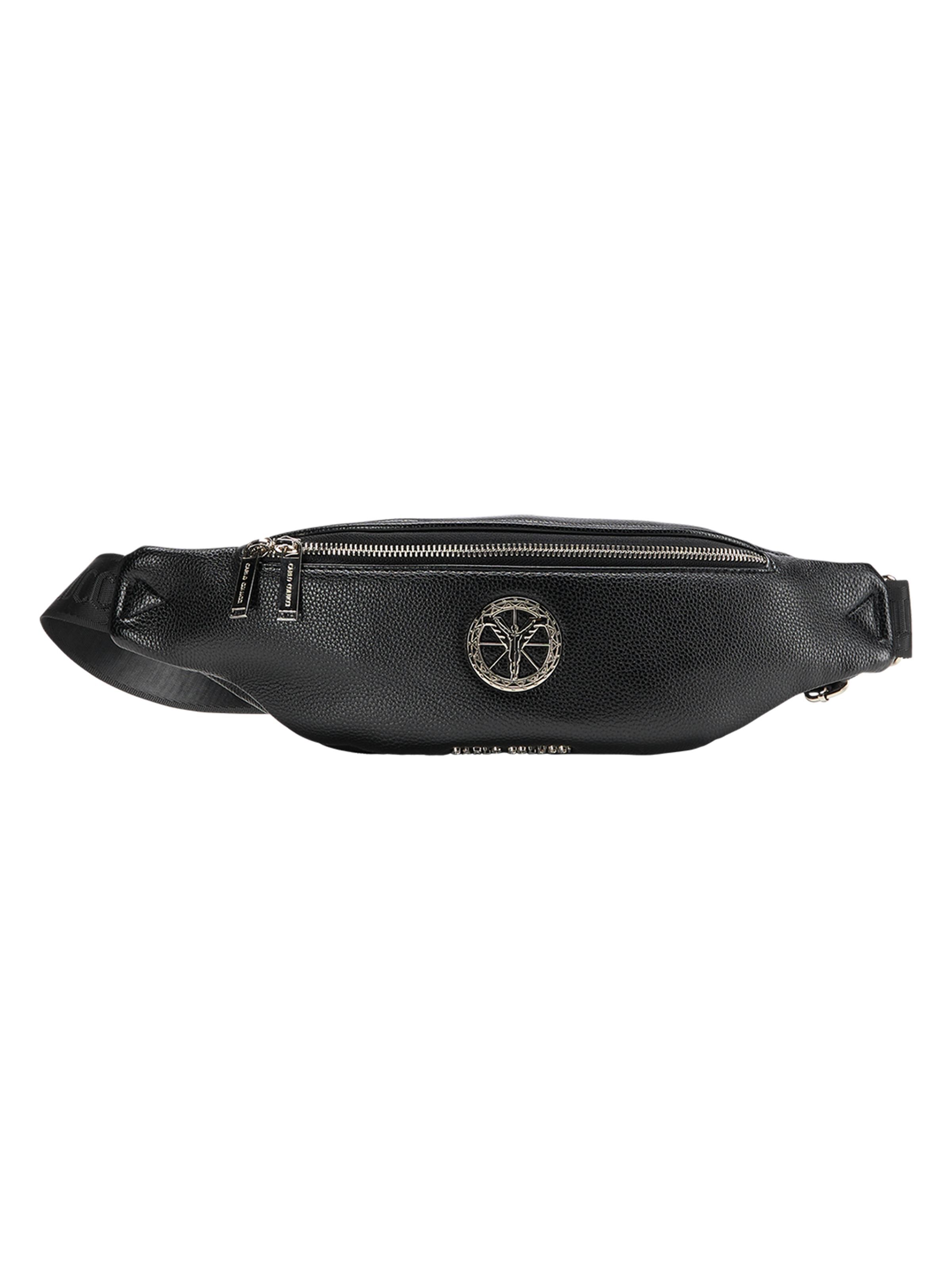 Black and silver fanny pack sale