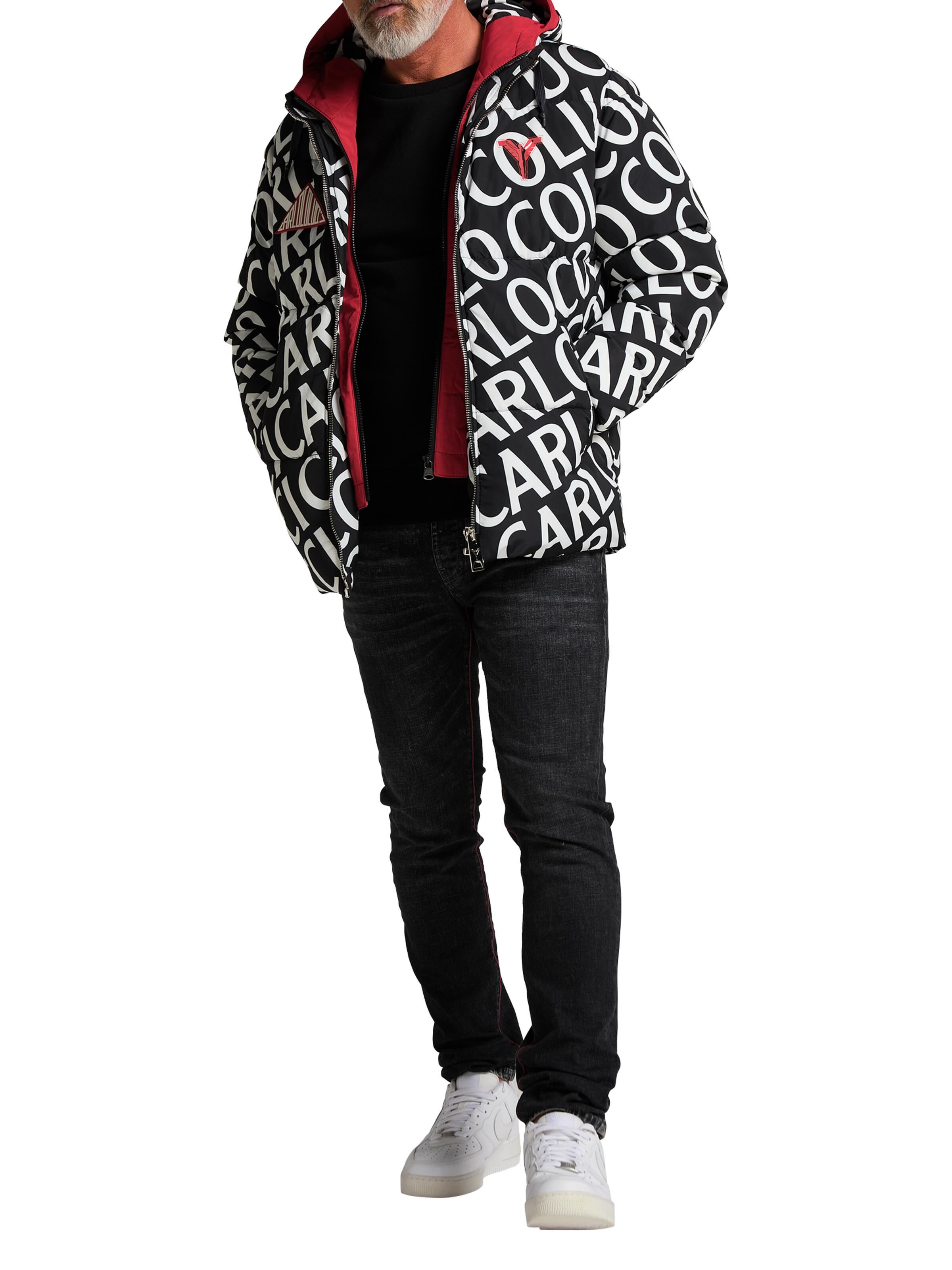 Longblouson with big lettering