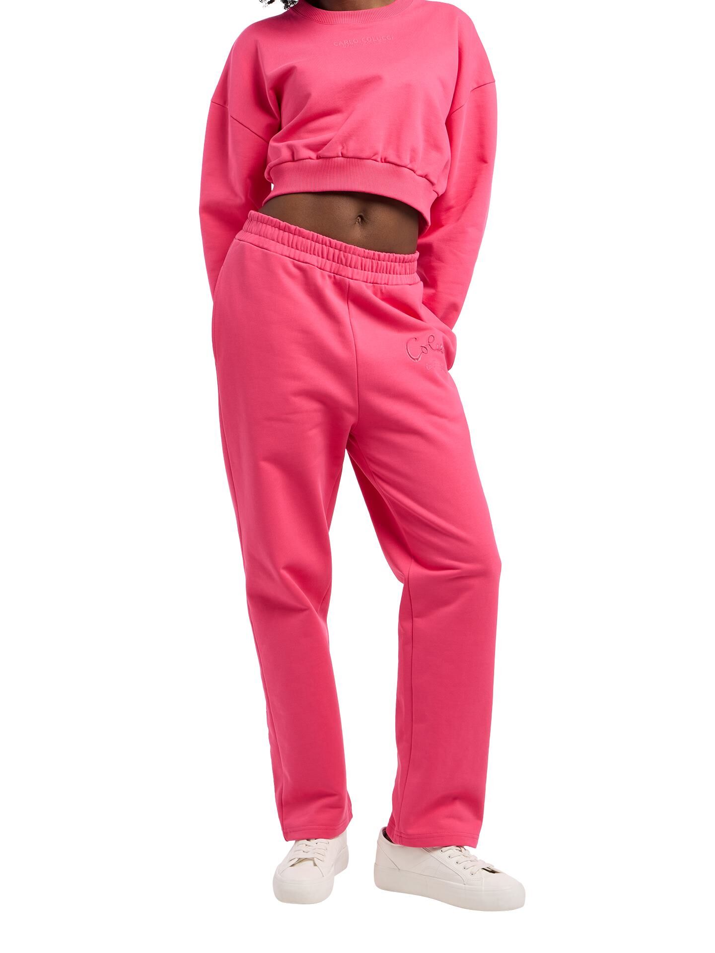  Oversize Crop Sweatshirt - La Famiglia