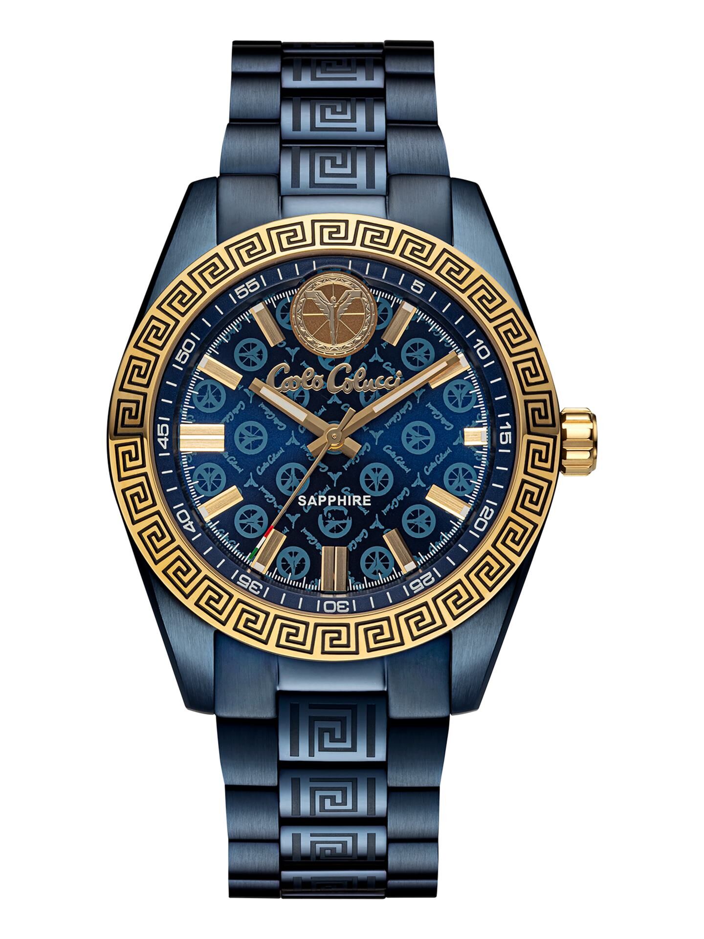  Round stainless steel watch