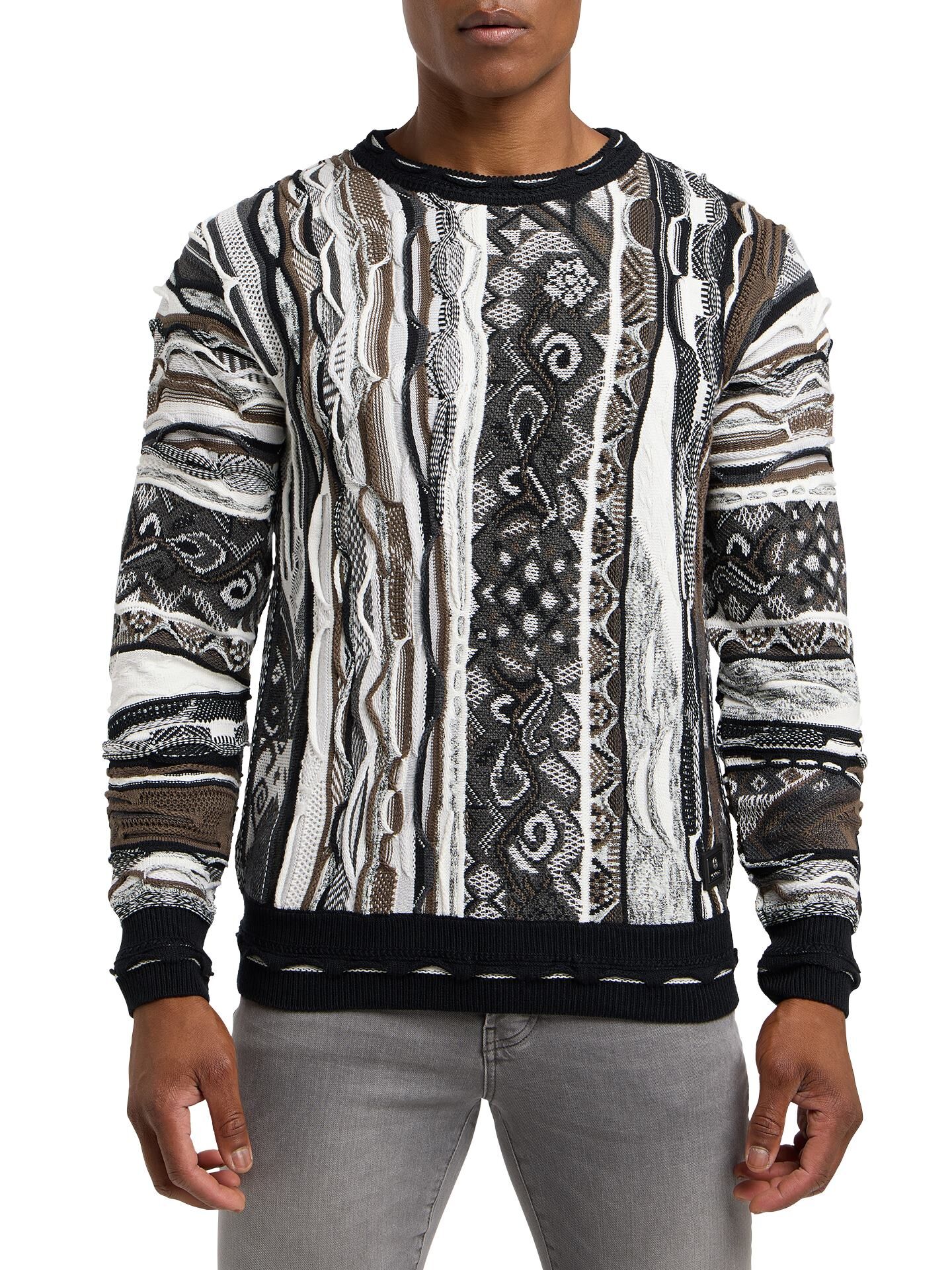 Knit sweater Black Grey 3XL CC-C12505-201-3XL