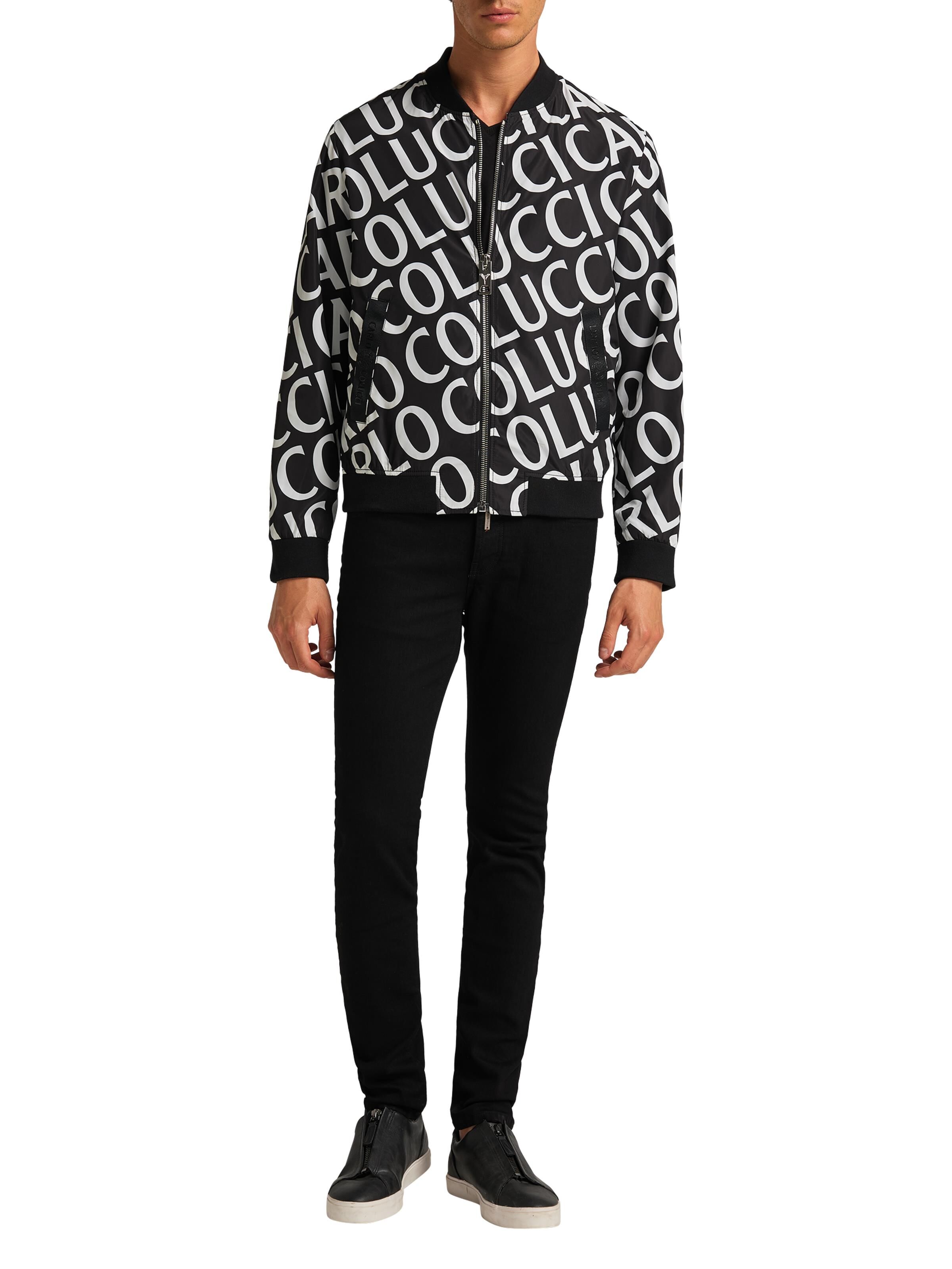  Sommer Blouson mit großem Schriftzug