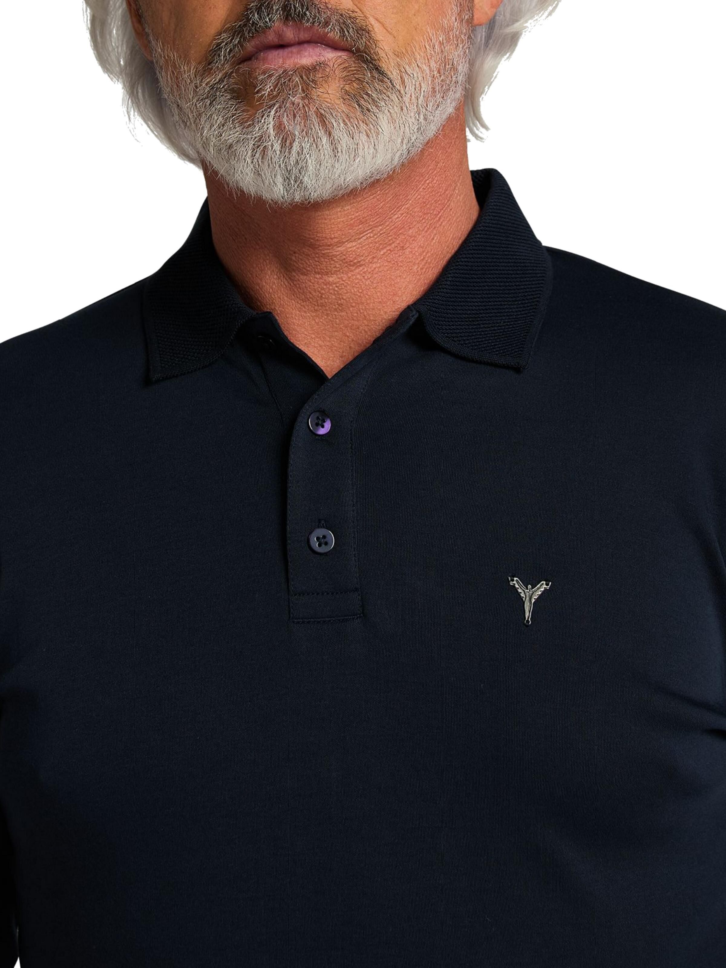 Langarm-Poloshirt