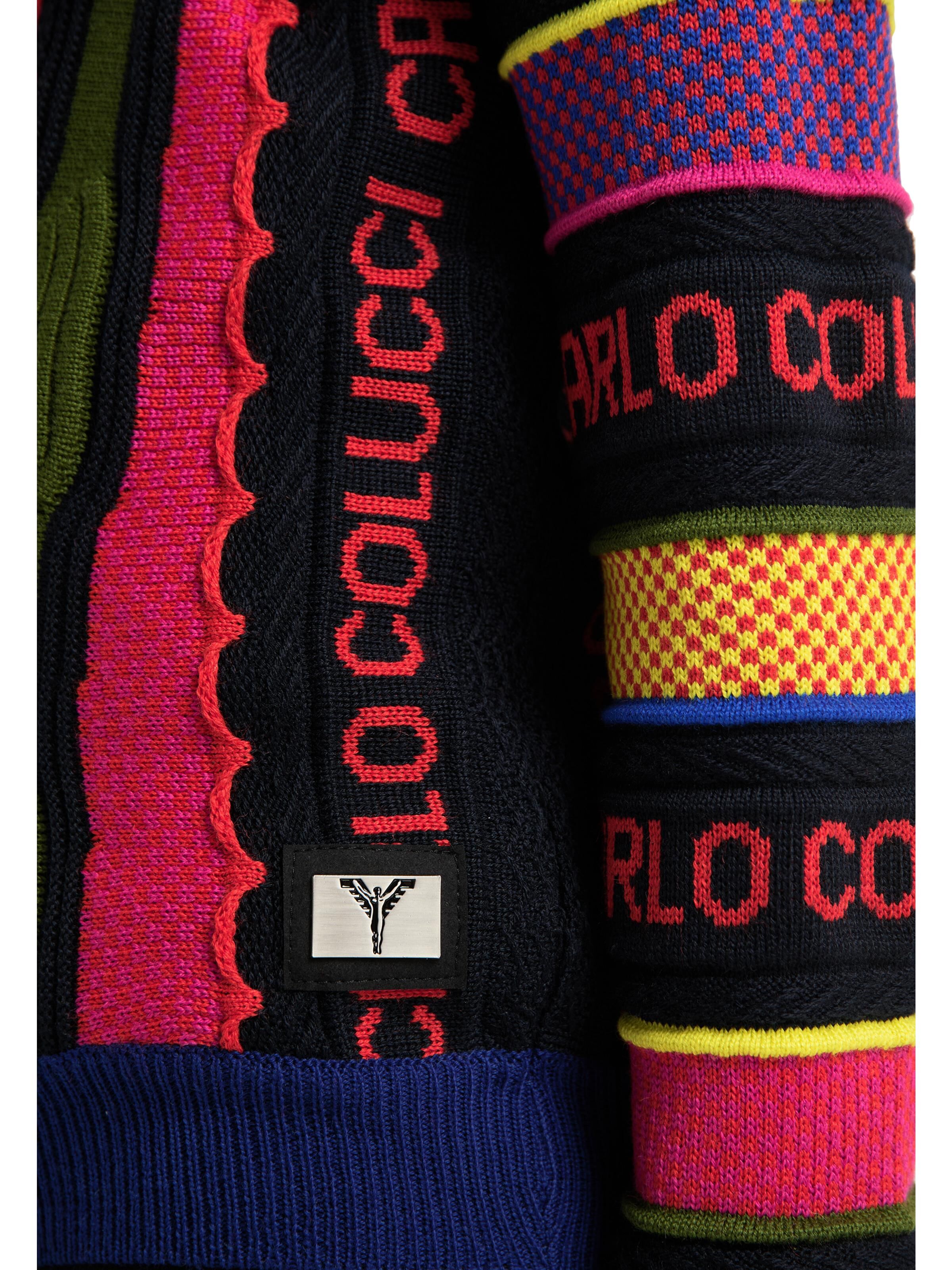  Children jacquard knit cardigan