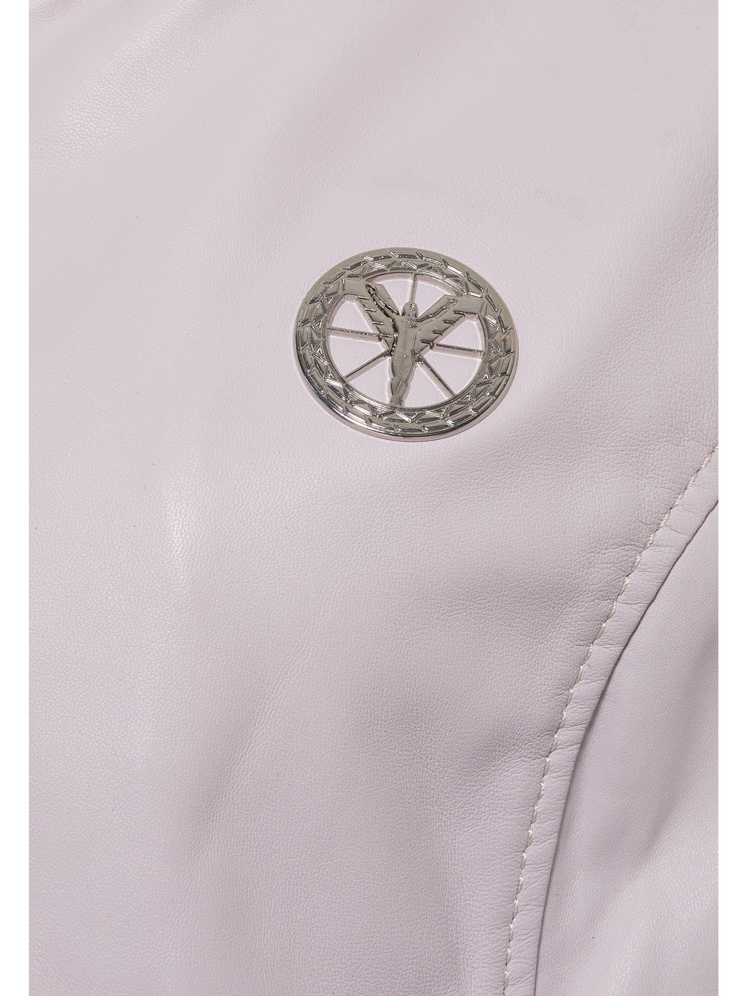 Leather blouson