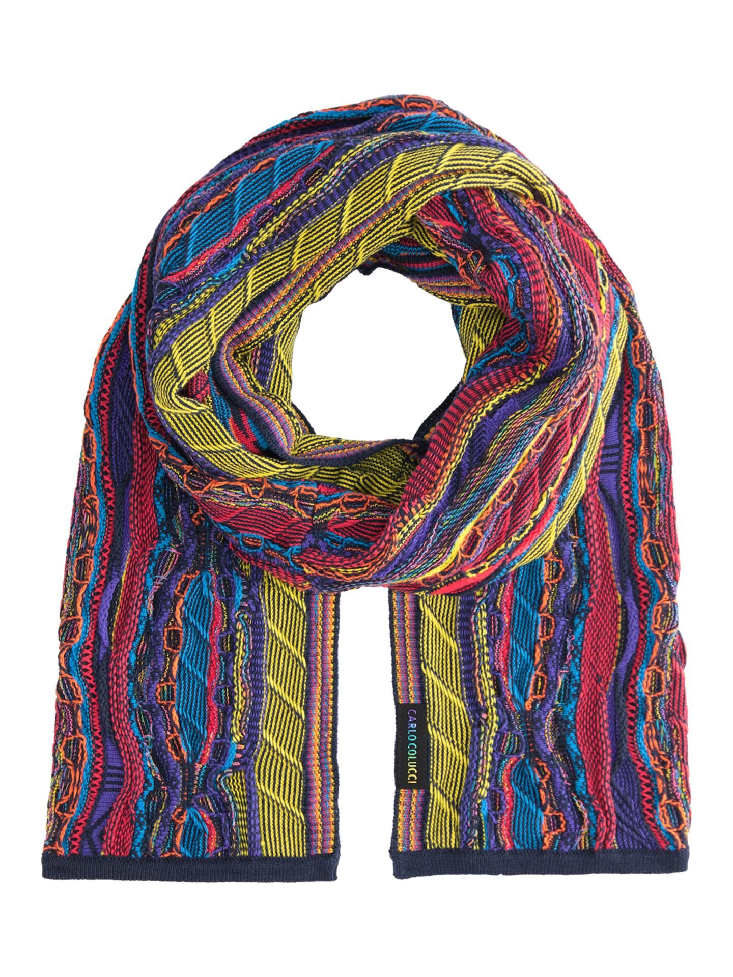 Unisex knitted scarf