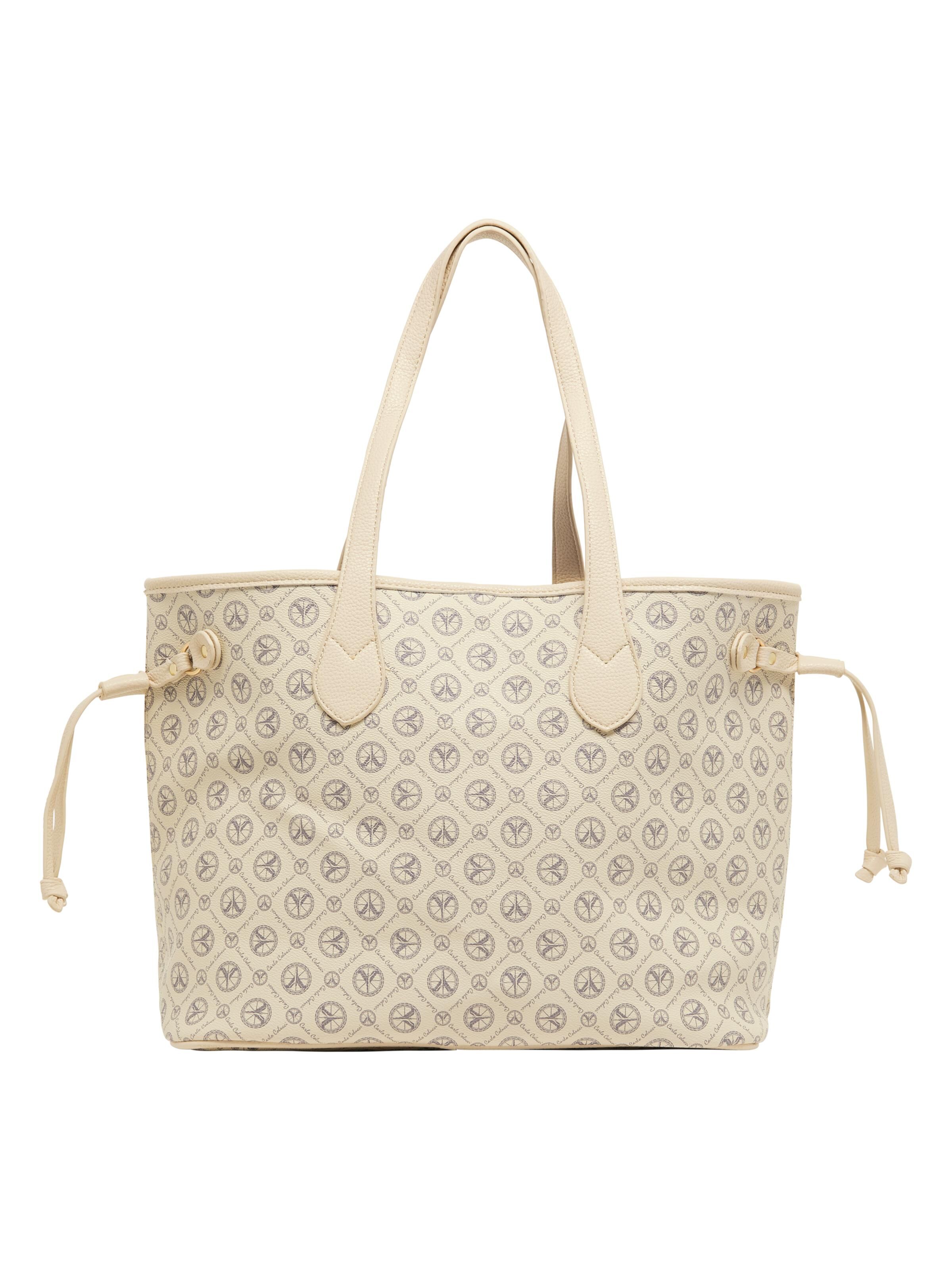 Shopper with logo print