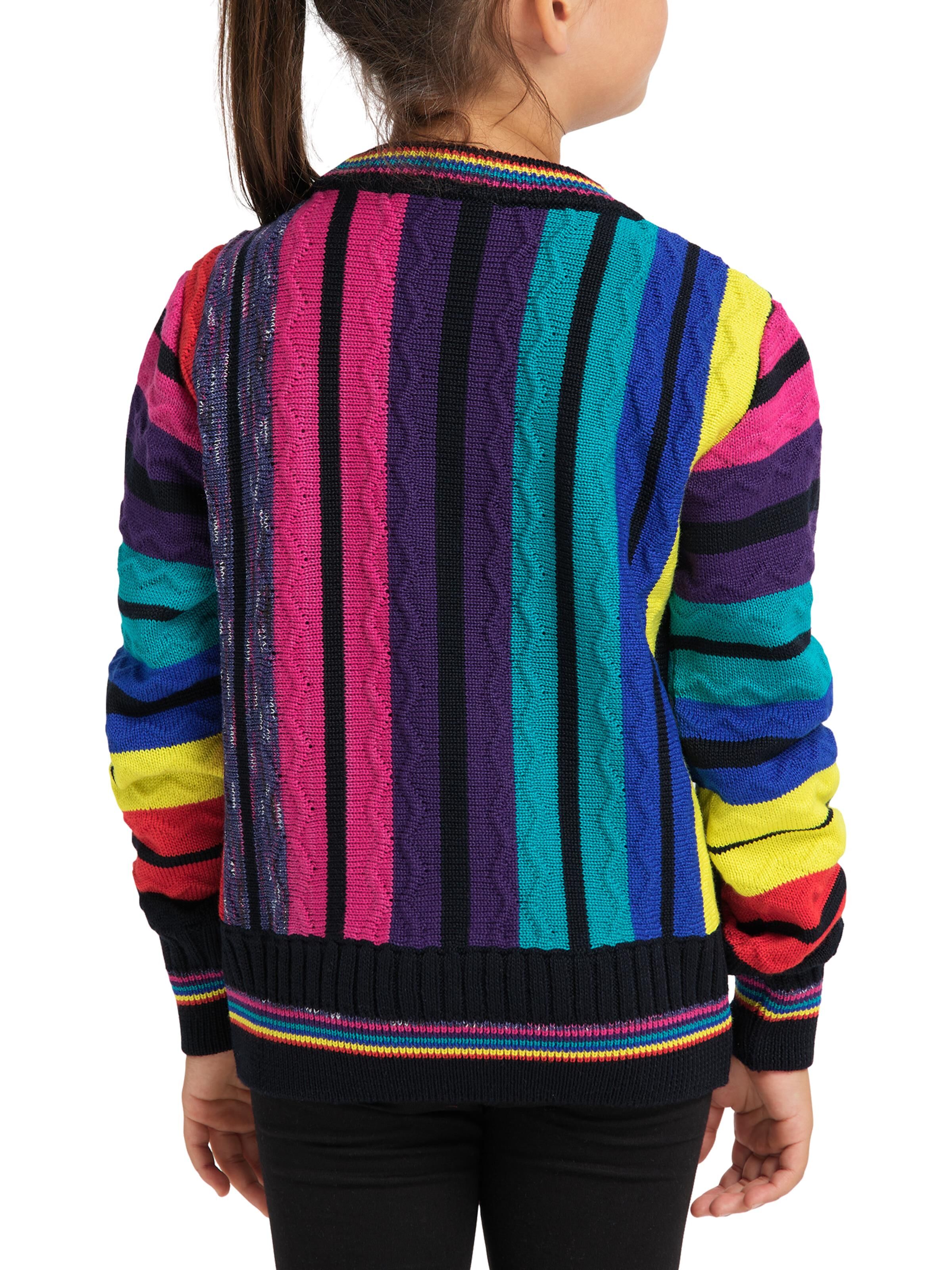 Kinder Jacquard Strickpullover
