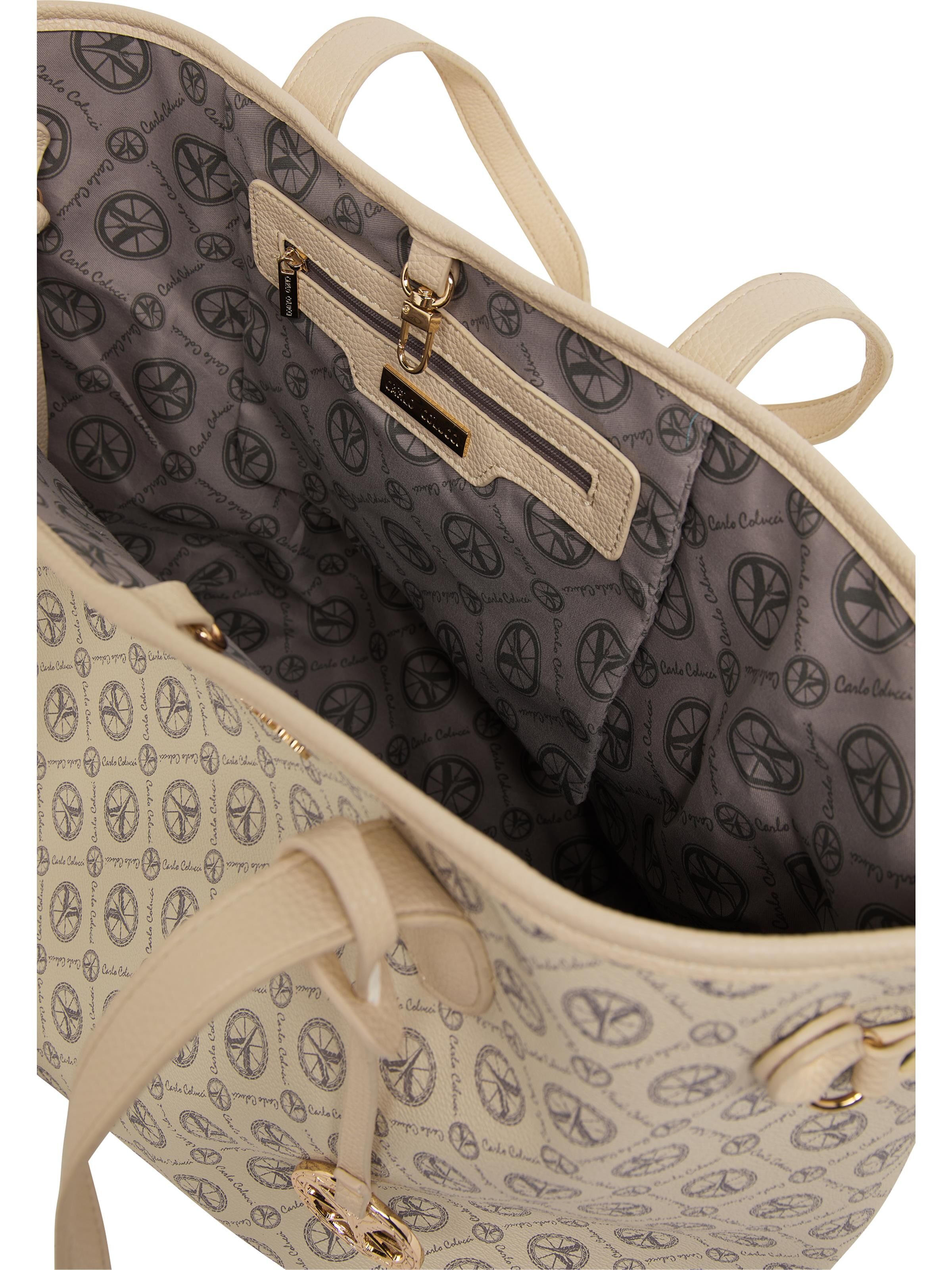 Shopper with logo print