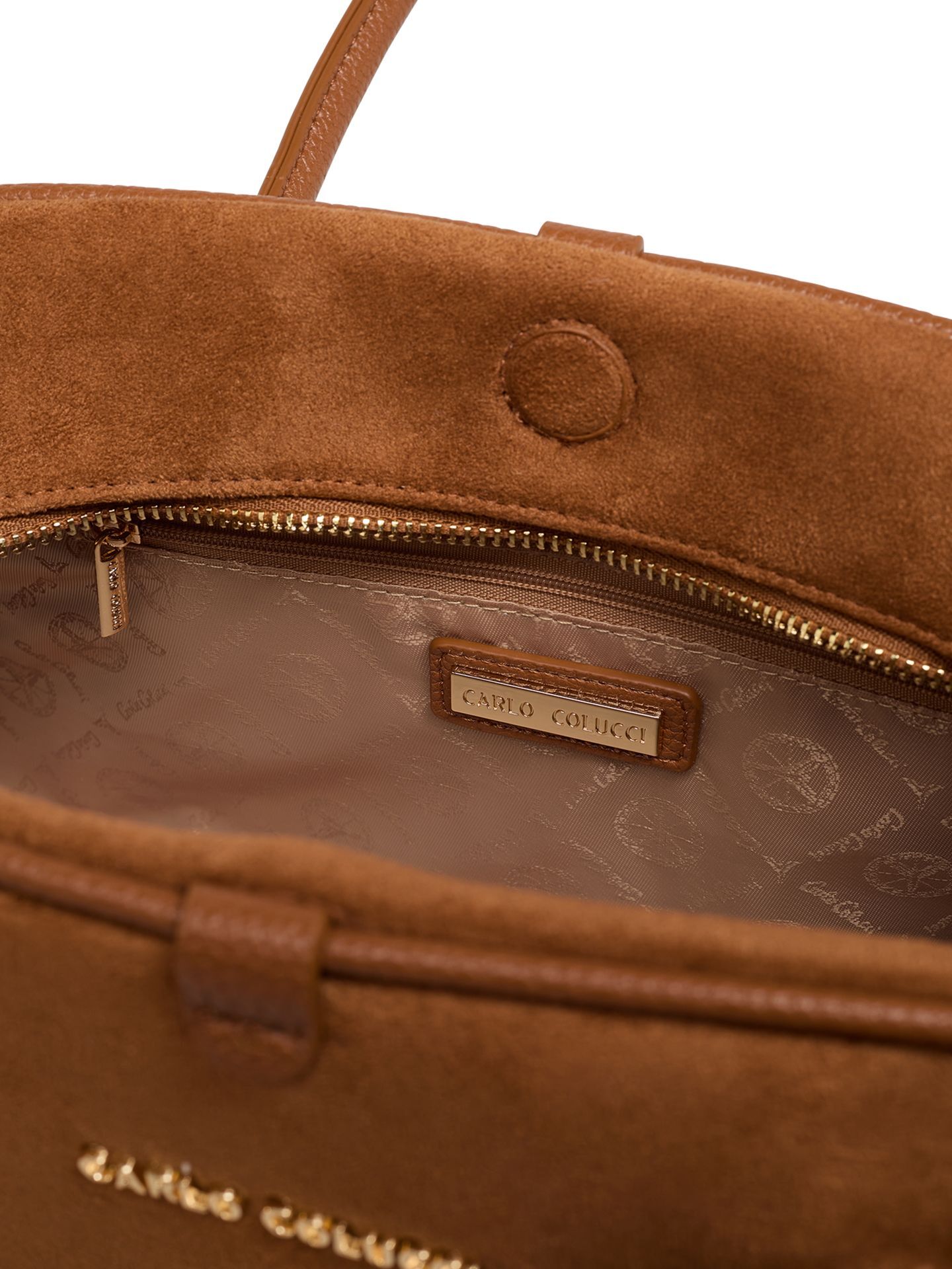  Ladies suede look bowling bag 