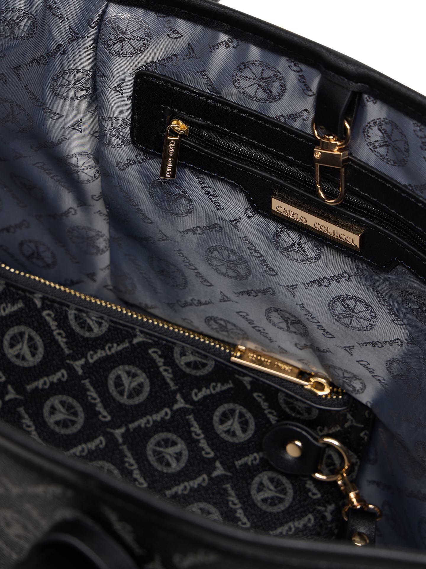 Shopper with logo print