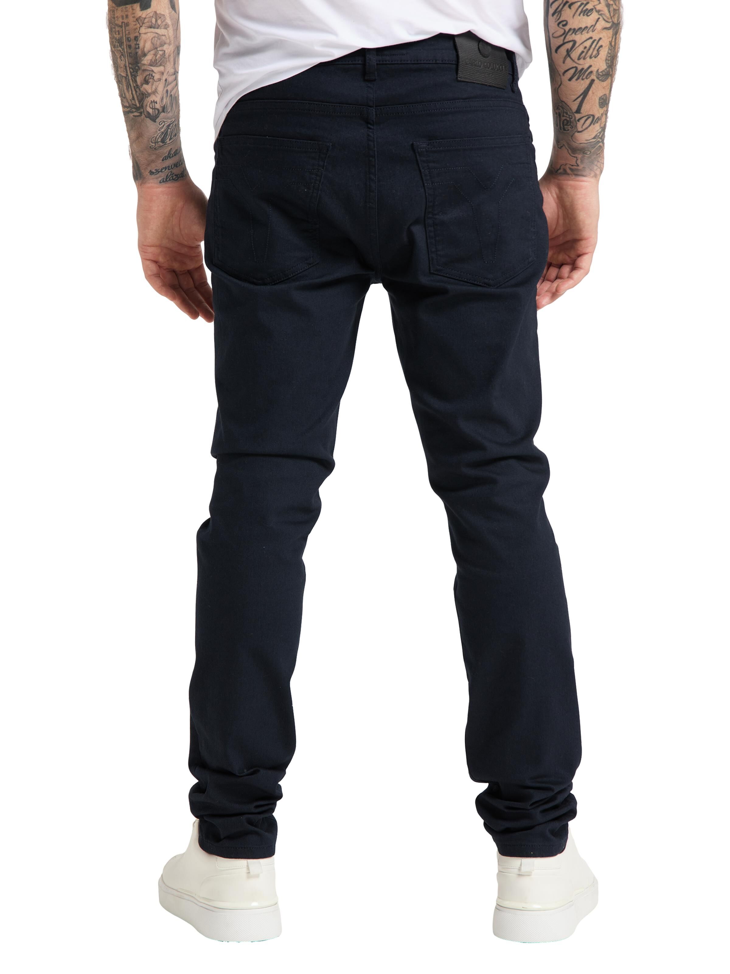 Flat Jeans in Twillstoff