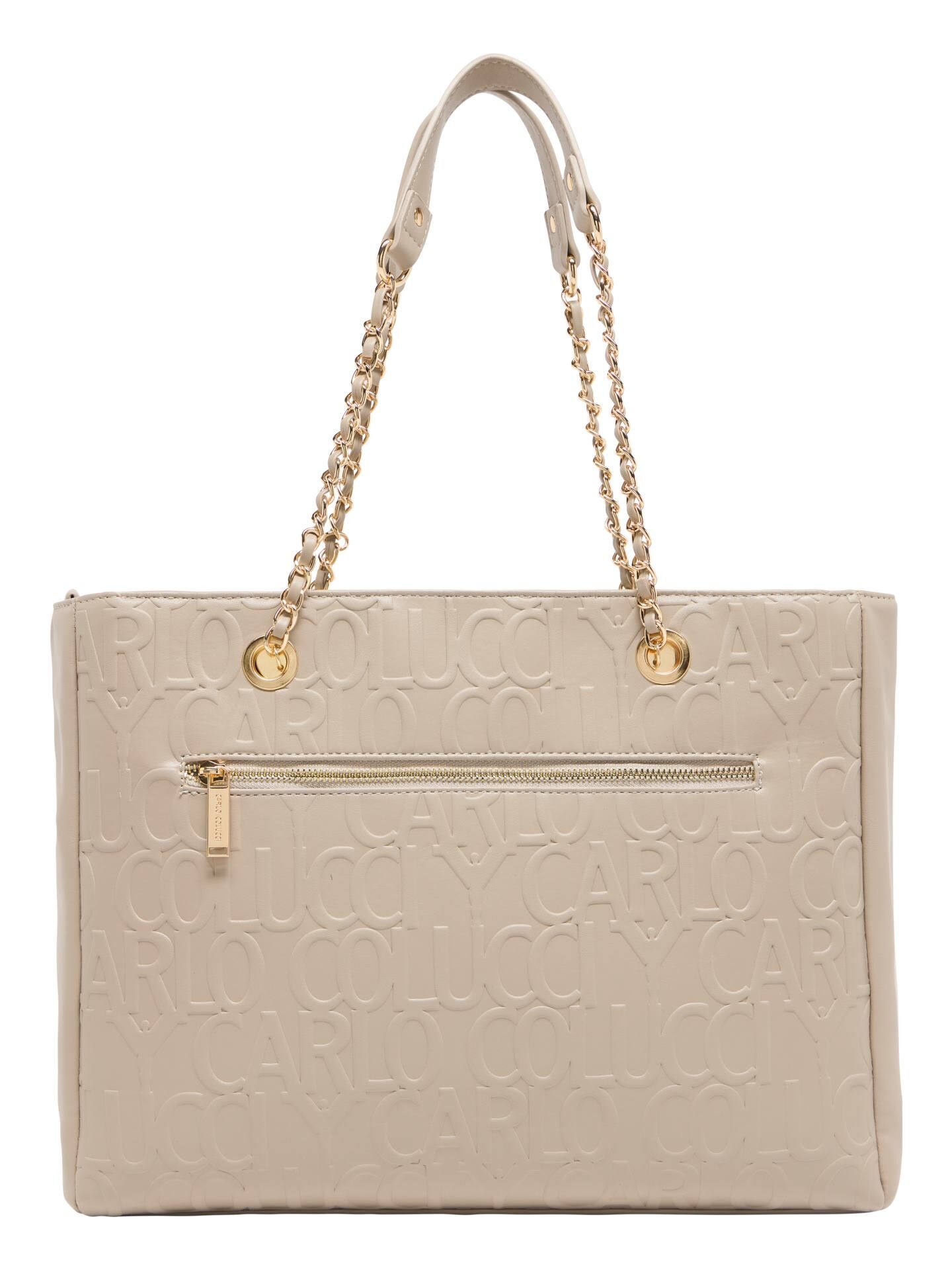  Shopper with embossed logo
