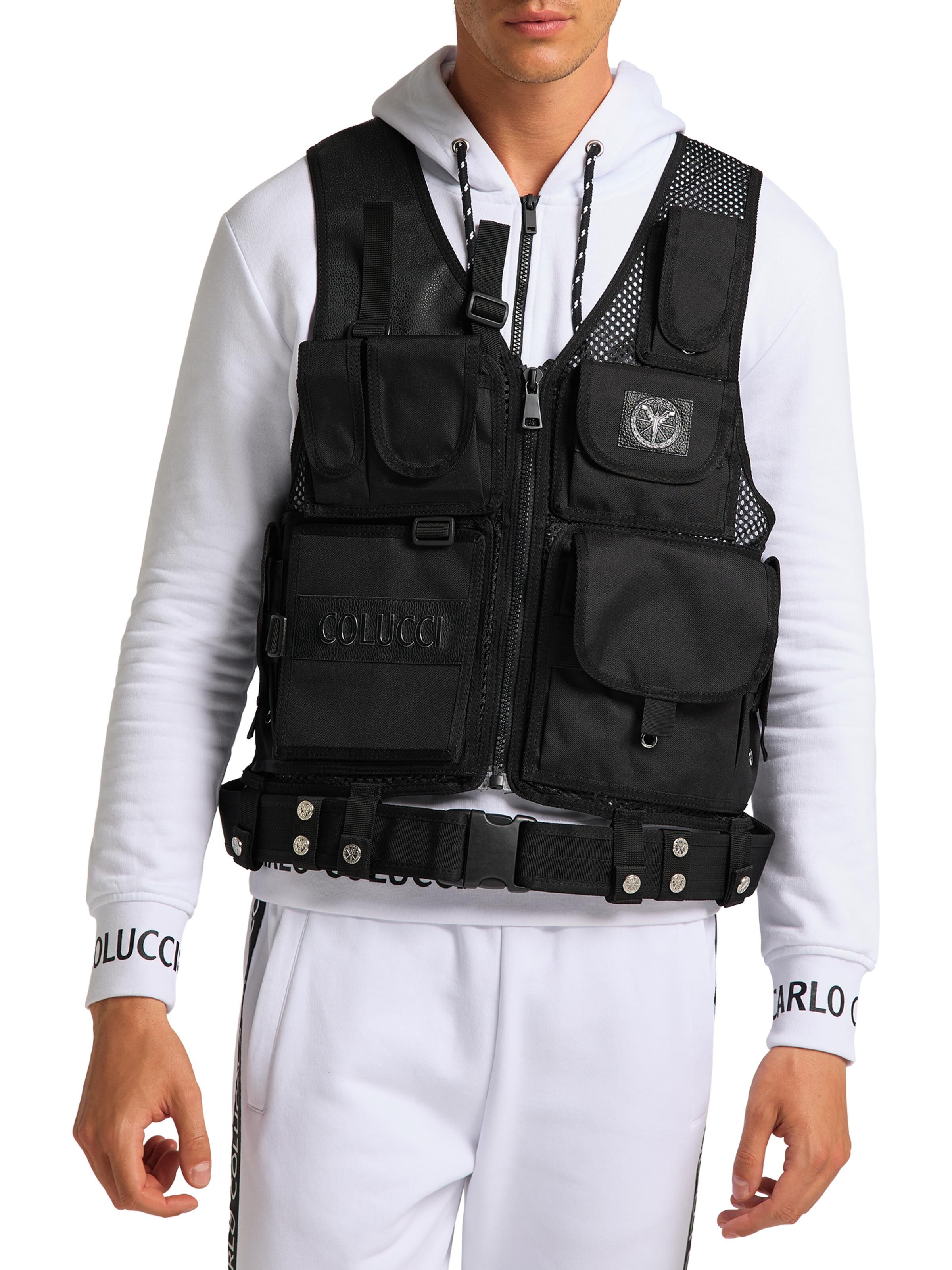 Vest in Military look