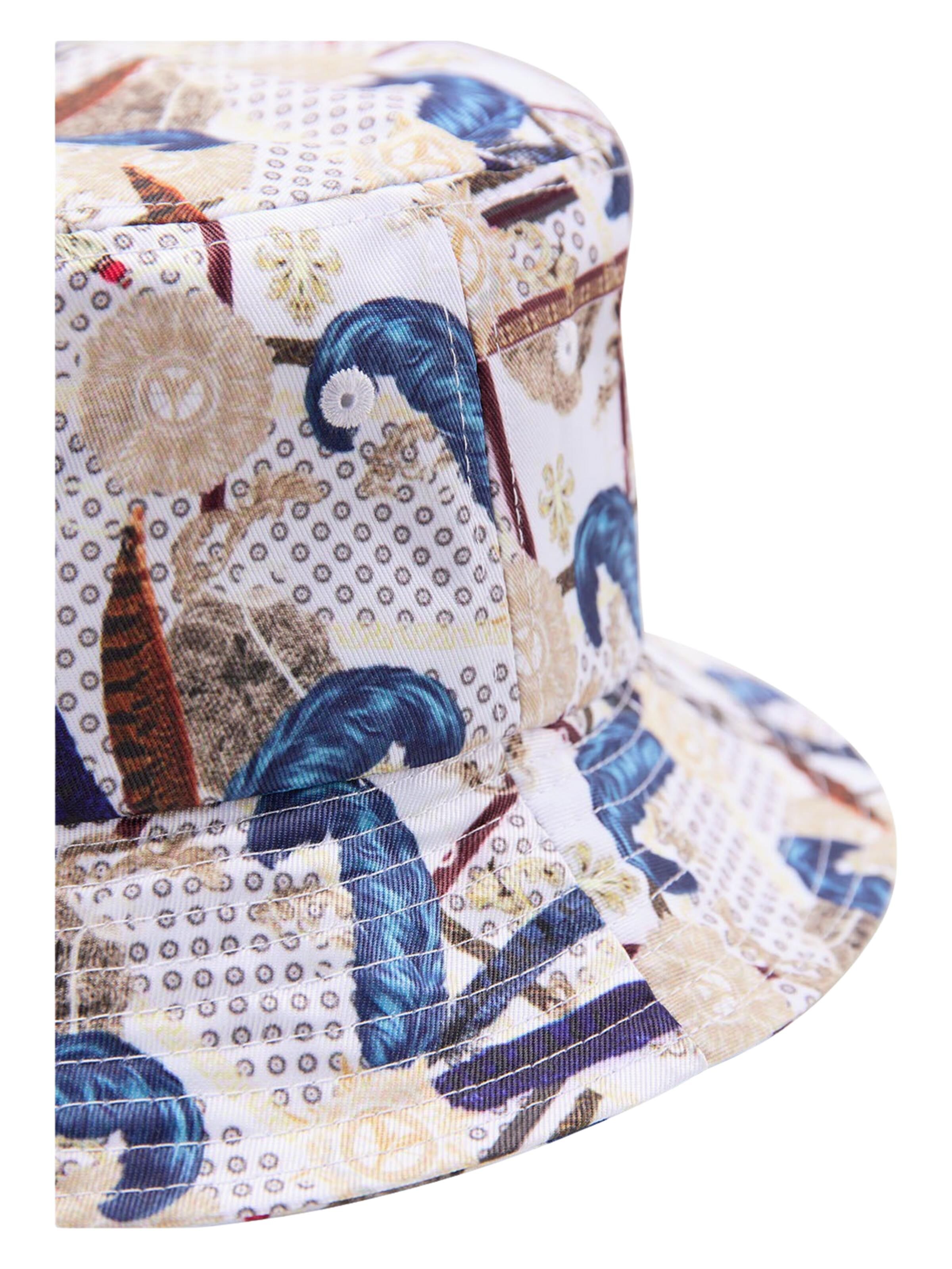 Patterned unisex bucket hat