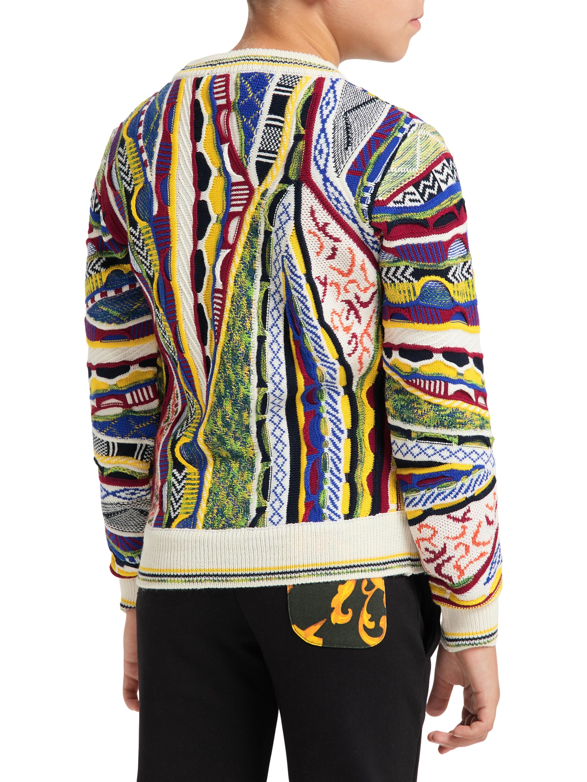  Colorful children jacquard sweater