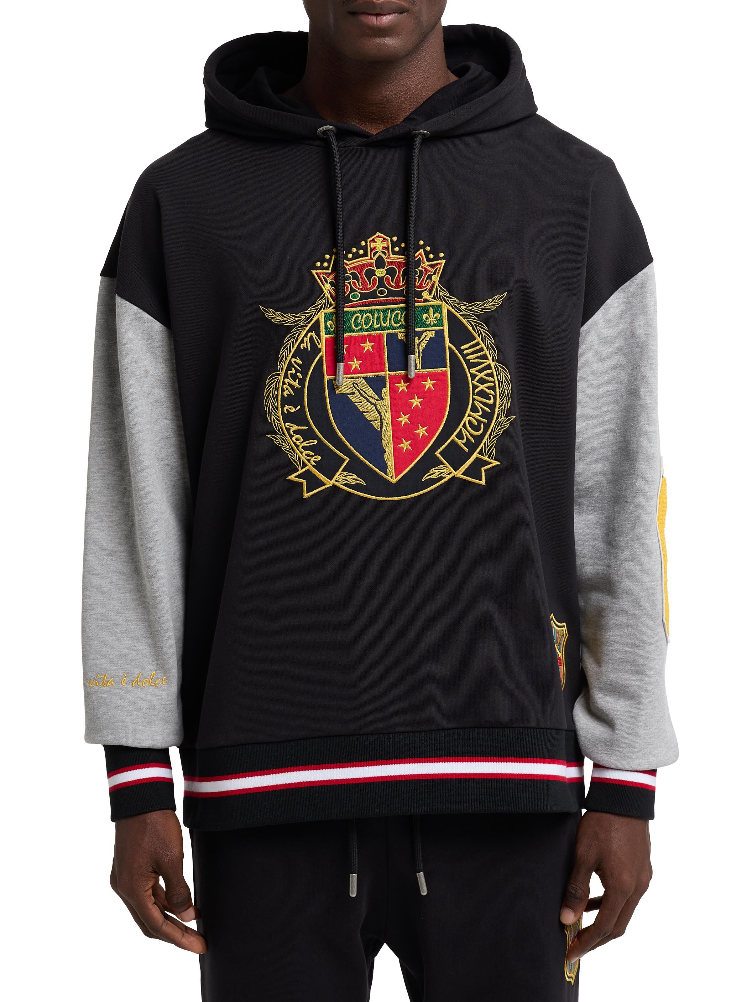Oversize College hoodie | Black | S | CC-C6316-201-S