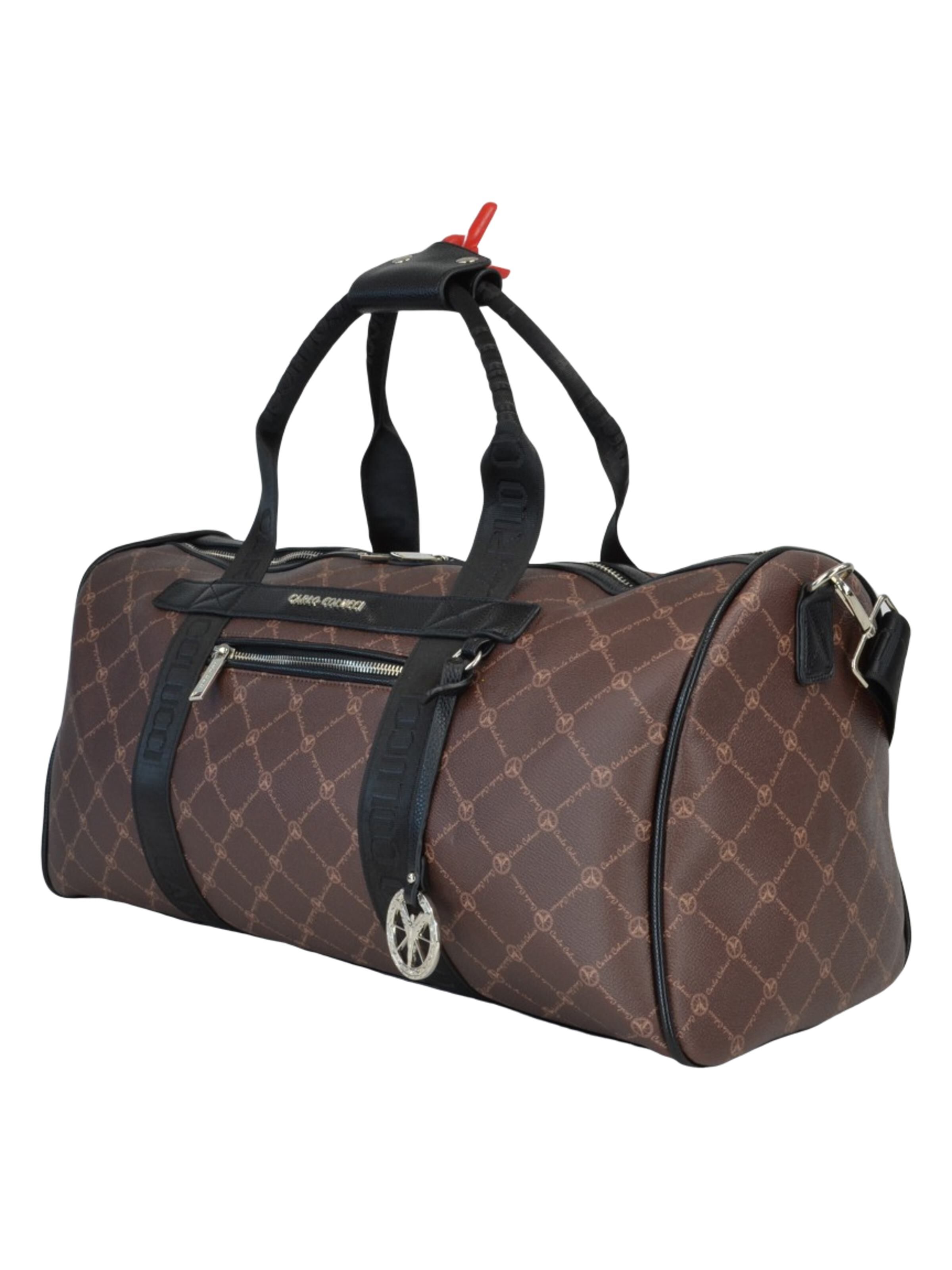 Weekender with logo print