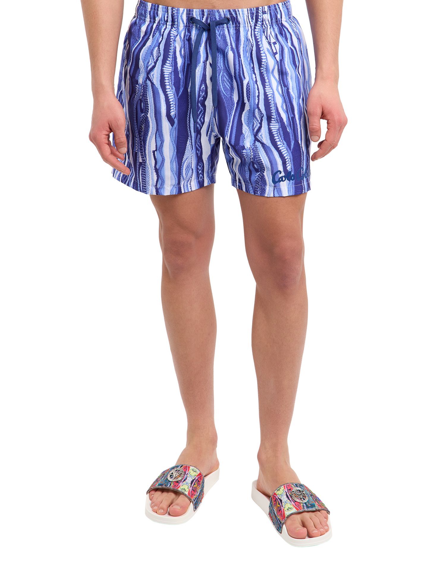  CARLO COLUCCI Swimshort - Signature Knit Print