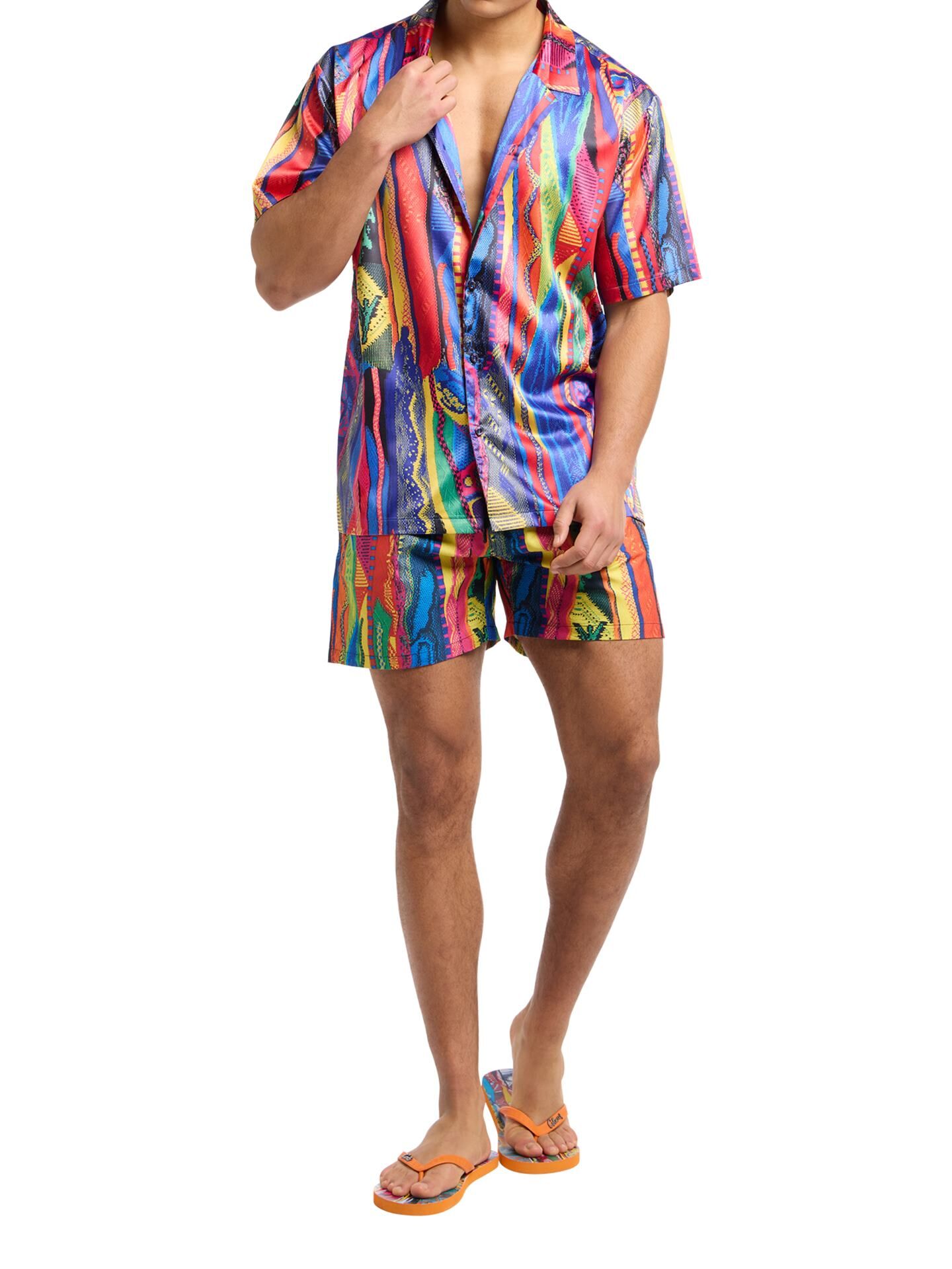  Shirt with knit print